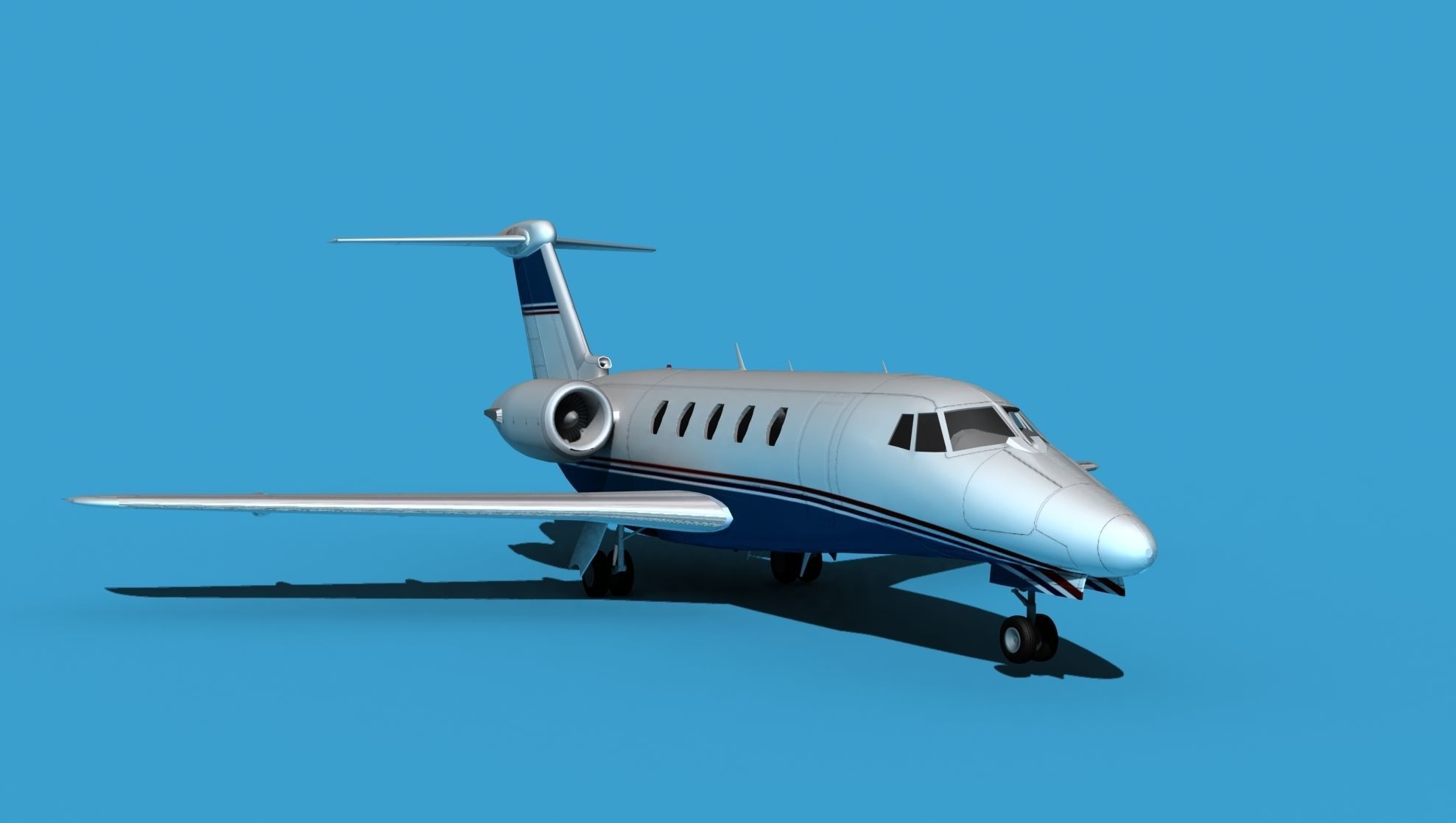 Cessna Citation 650 III V15 3D model_2
