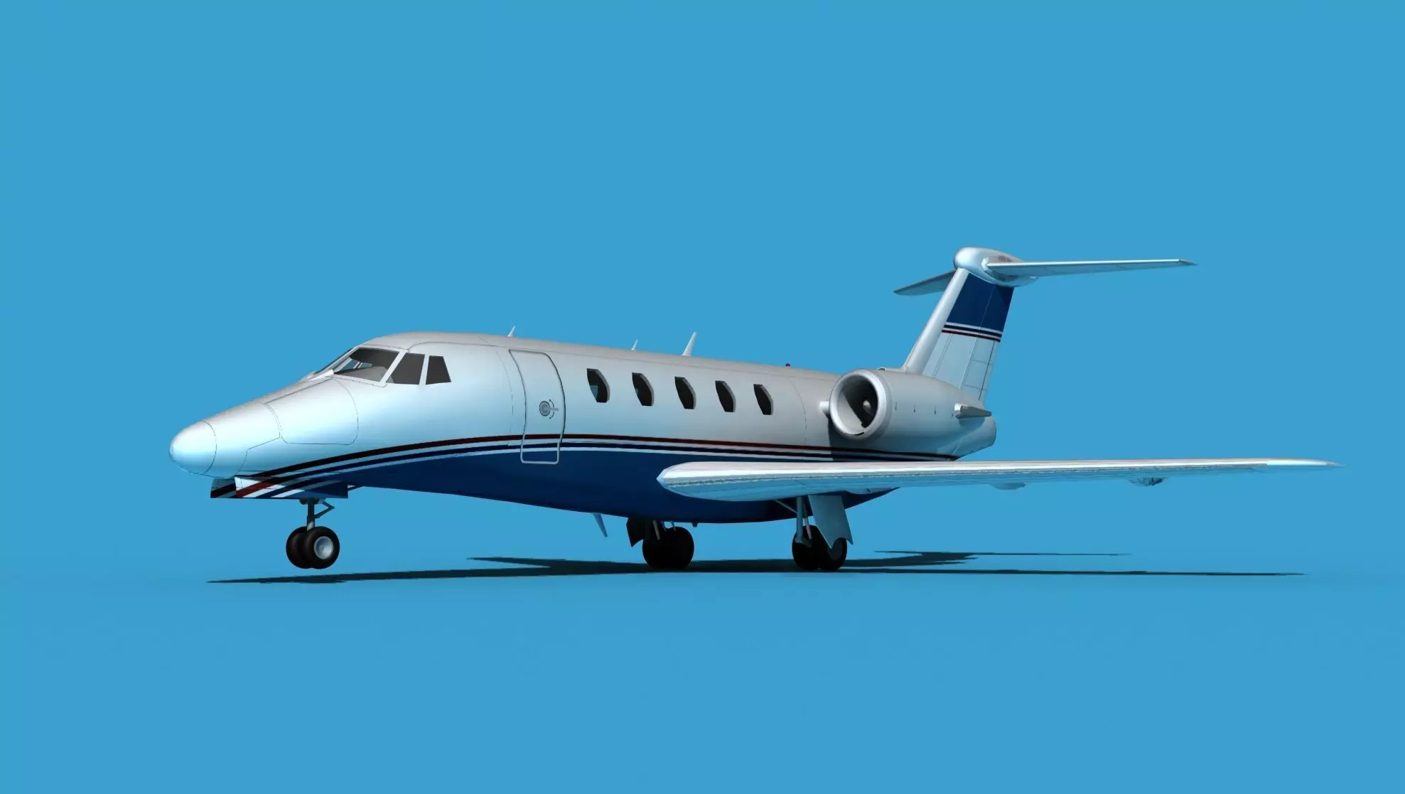 Cessna Citation 650 III V15 3D model_0
