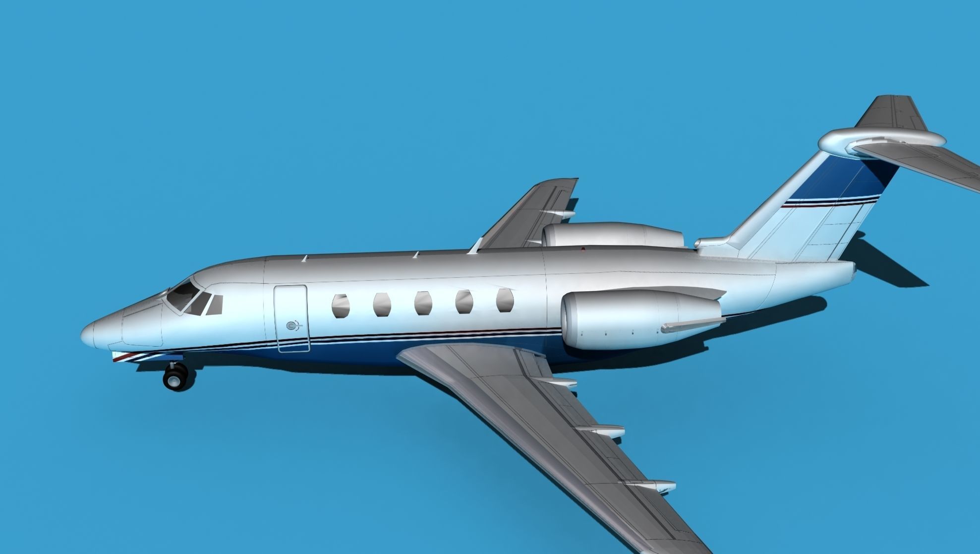 Cessna Citation 650 III V15 3D model_9