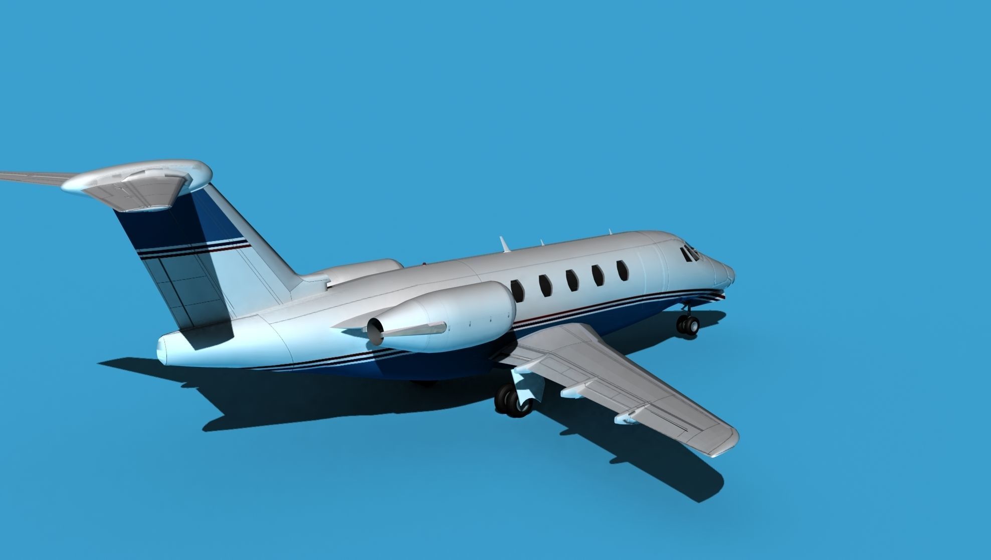 Cessna Citation 650 III V15 3D model_5