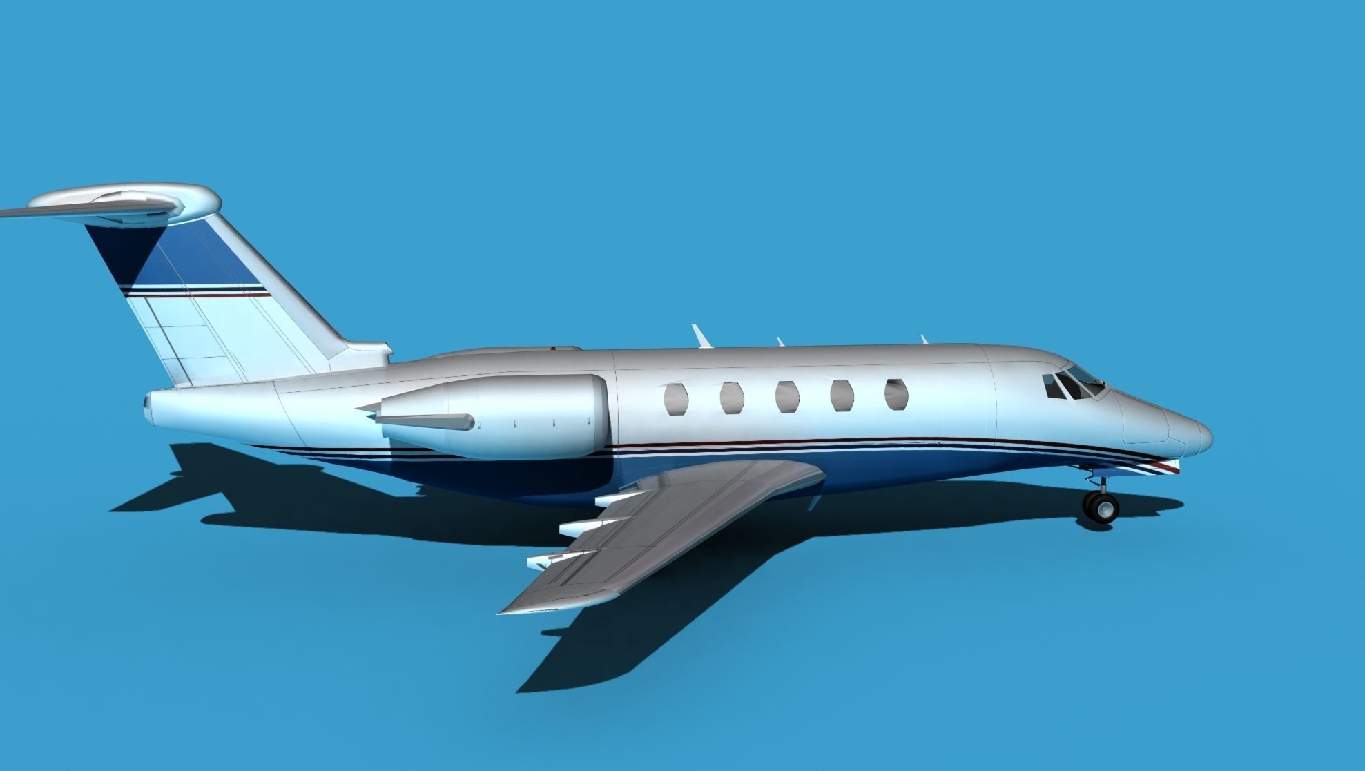 Cessna Citation 650 III V15 3D model_4