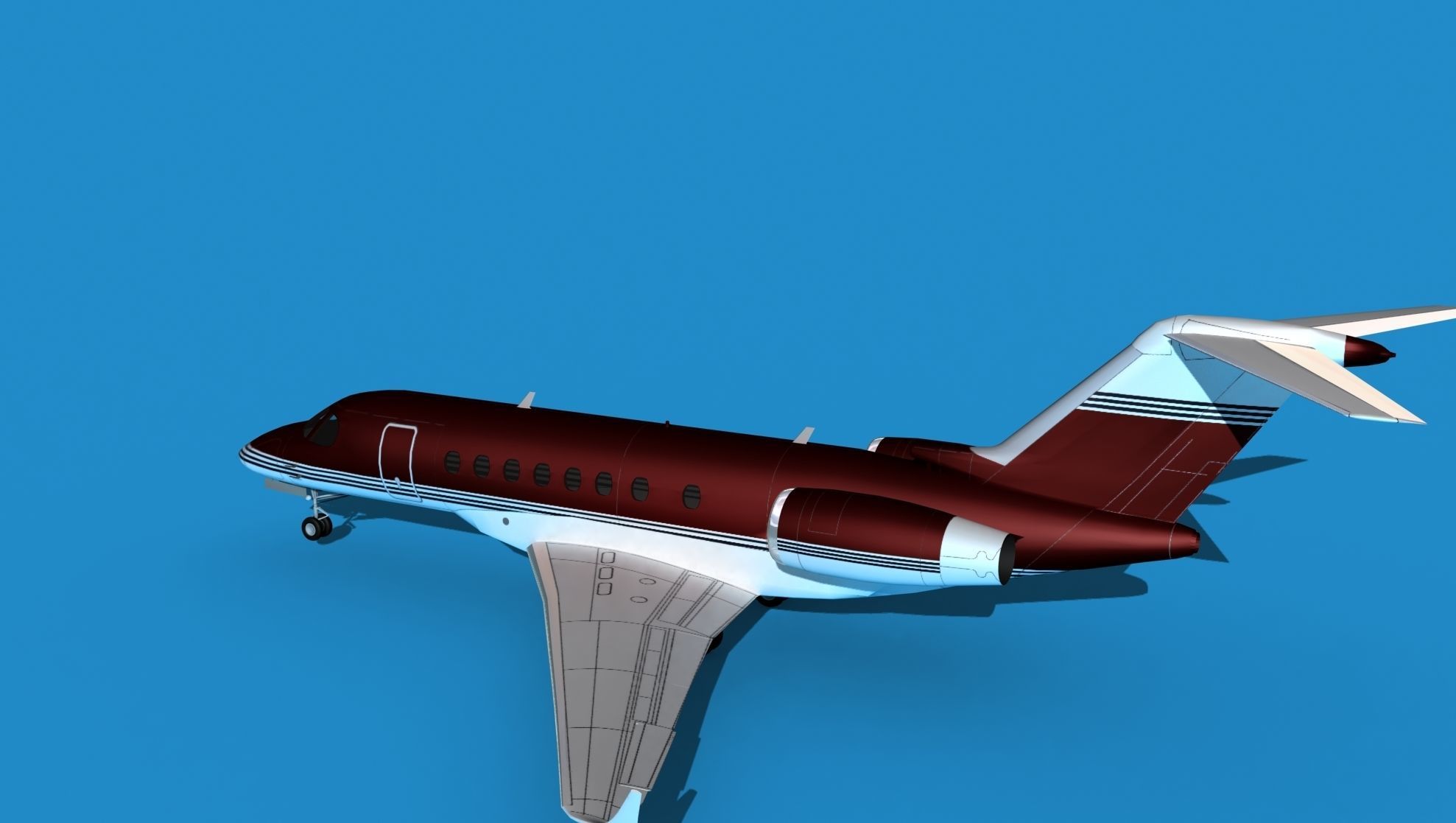 Cessna Citation C700 Longitude V01 3D model_8