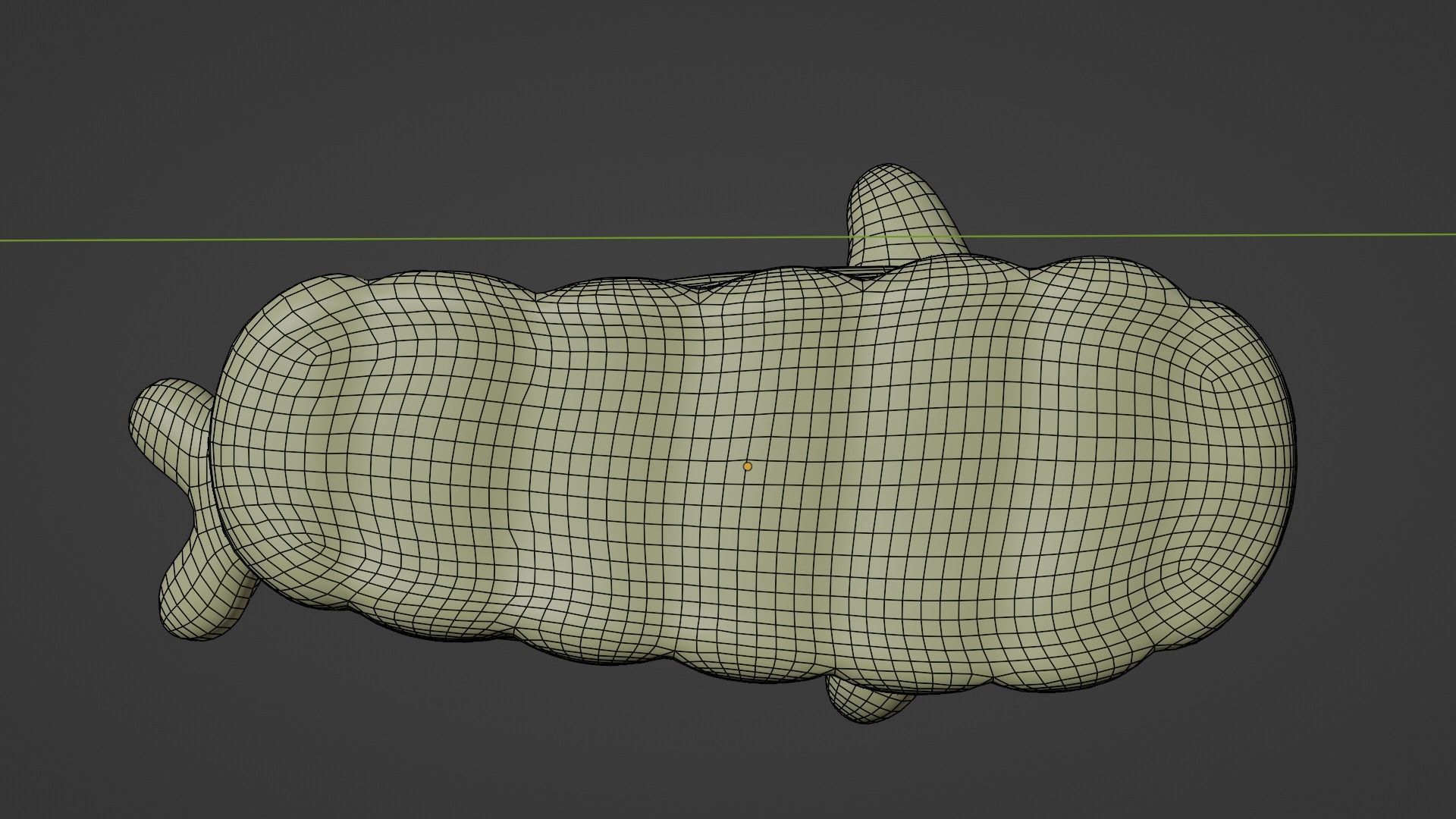 Slippers 4 colors with fur and low poly 3D model_14