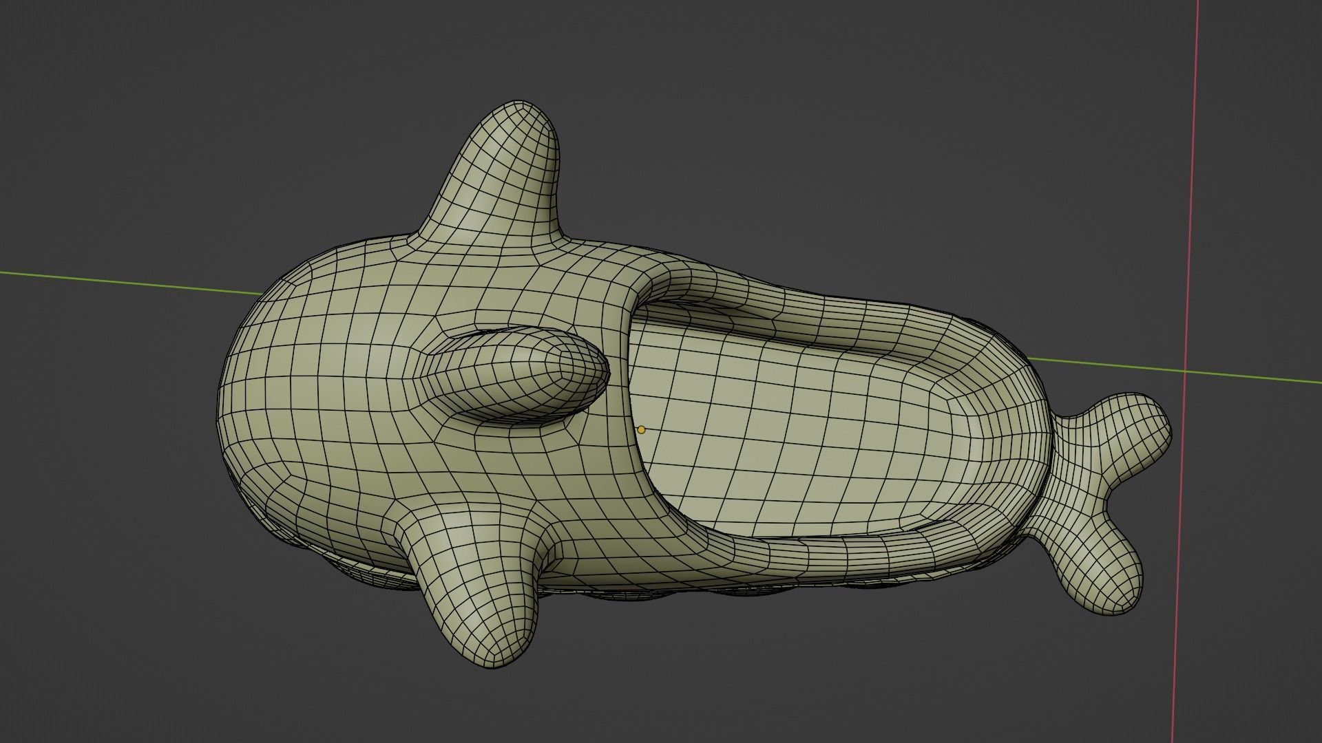 Slippers 4 colors with fur and low poly 3D model_12