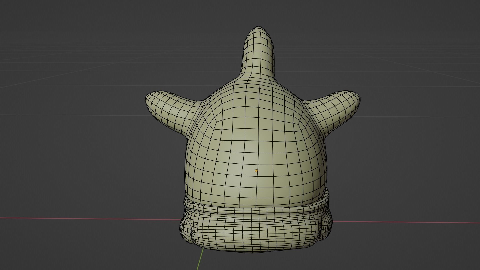 Slippers 4 colors with fur and low poly 3D model_13