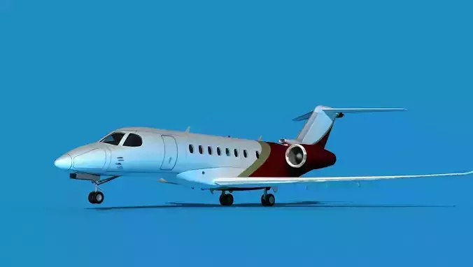 Cessna Citation C700 Longitude V06 3D model