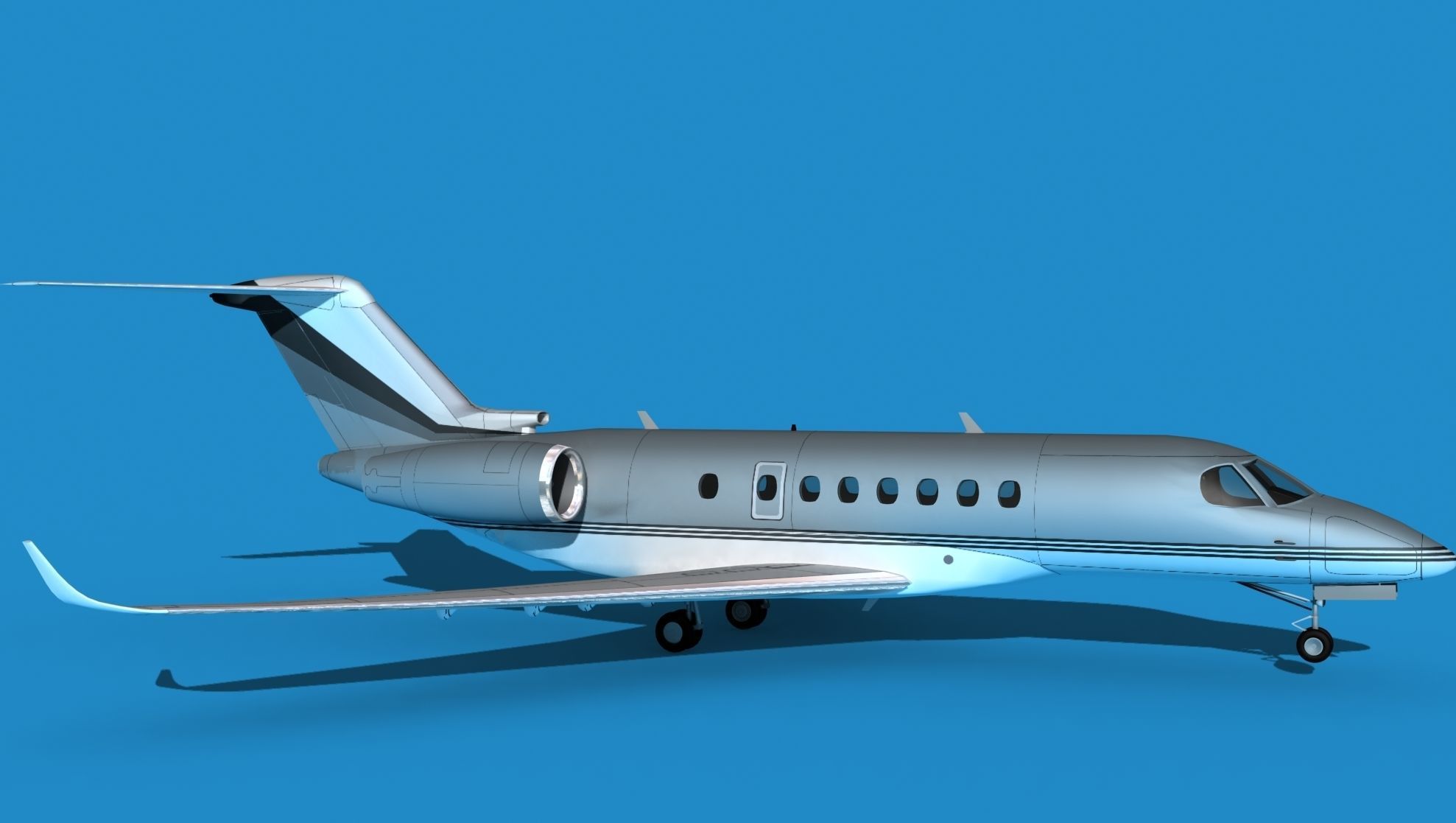 Cessna Citation C700 Longitude V09 3D model_3