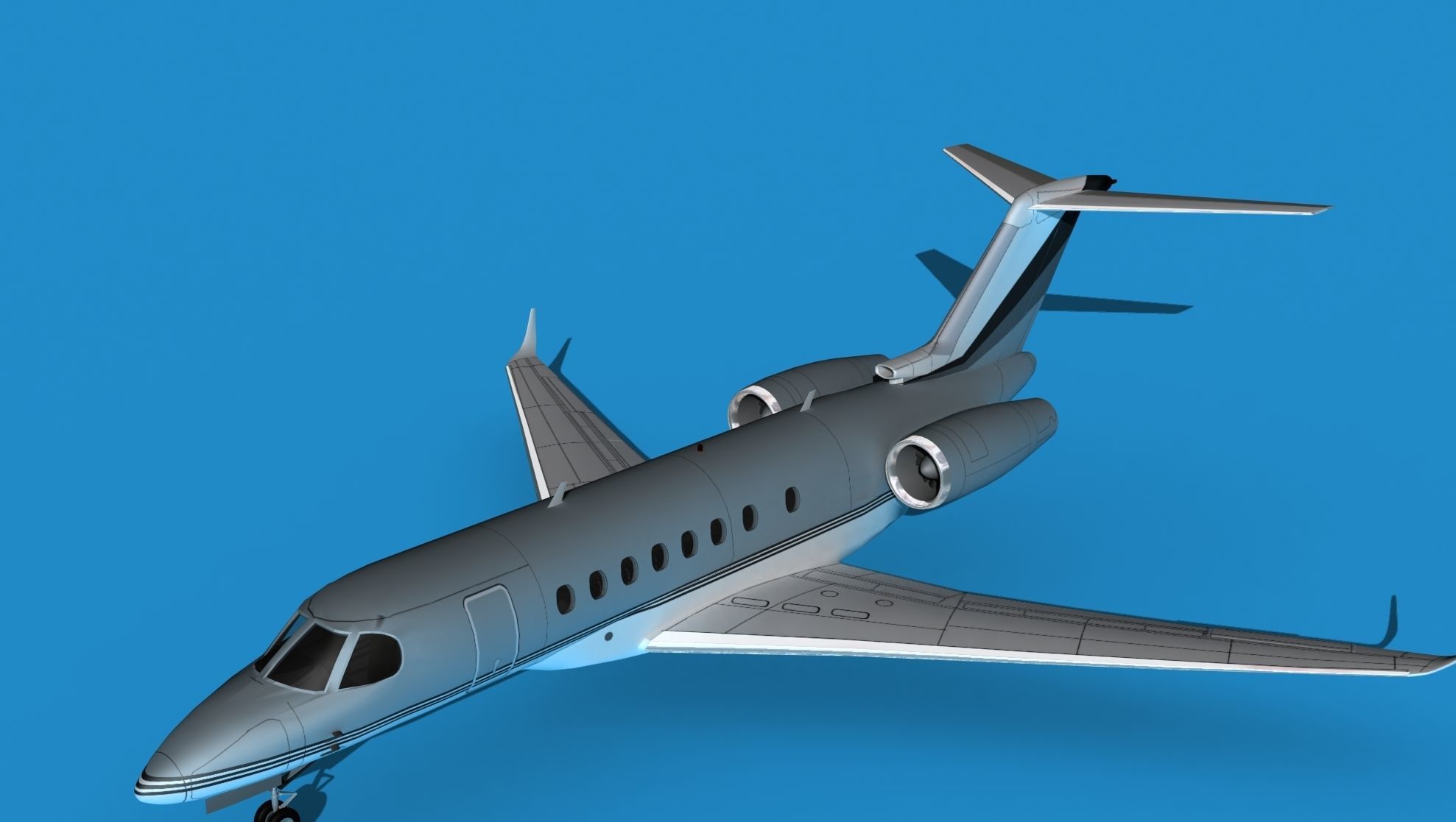 Cessna Citation C700 Longitude V09 3D model_10