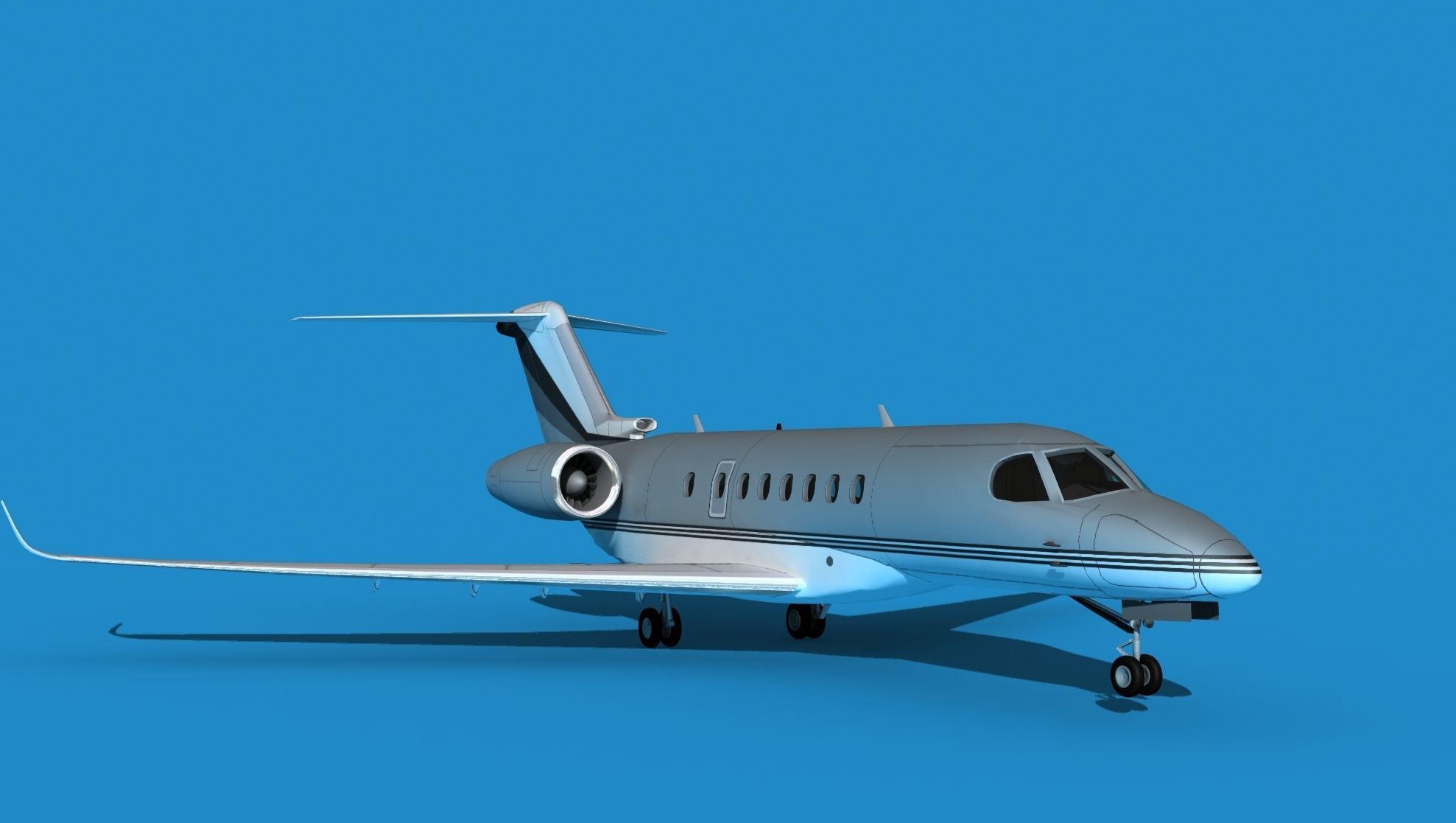 Cessna Citation C700 Longitude V09 3D model_2