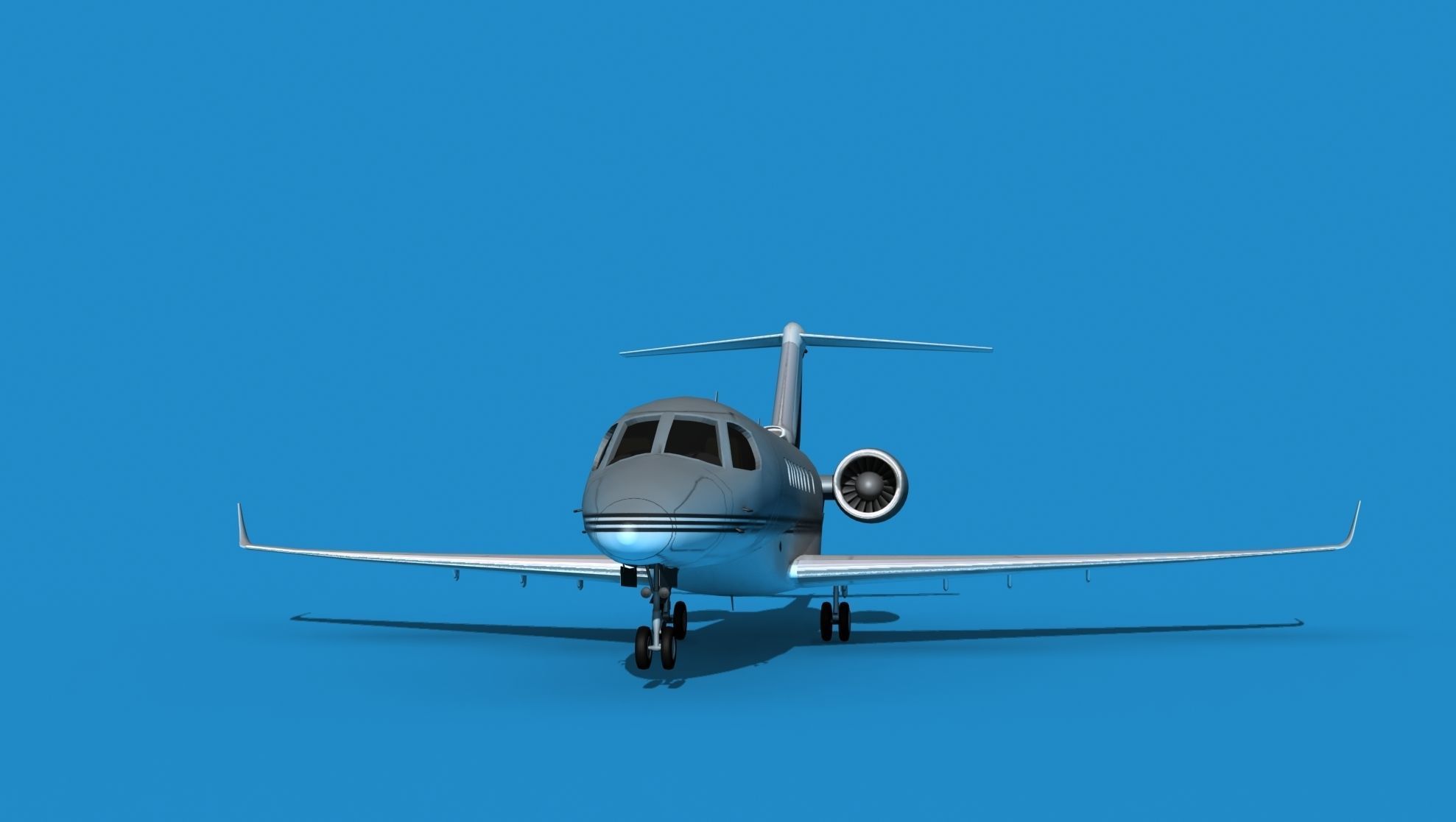 Cessna Citation C700 Longitude V09 3D model_1