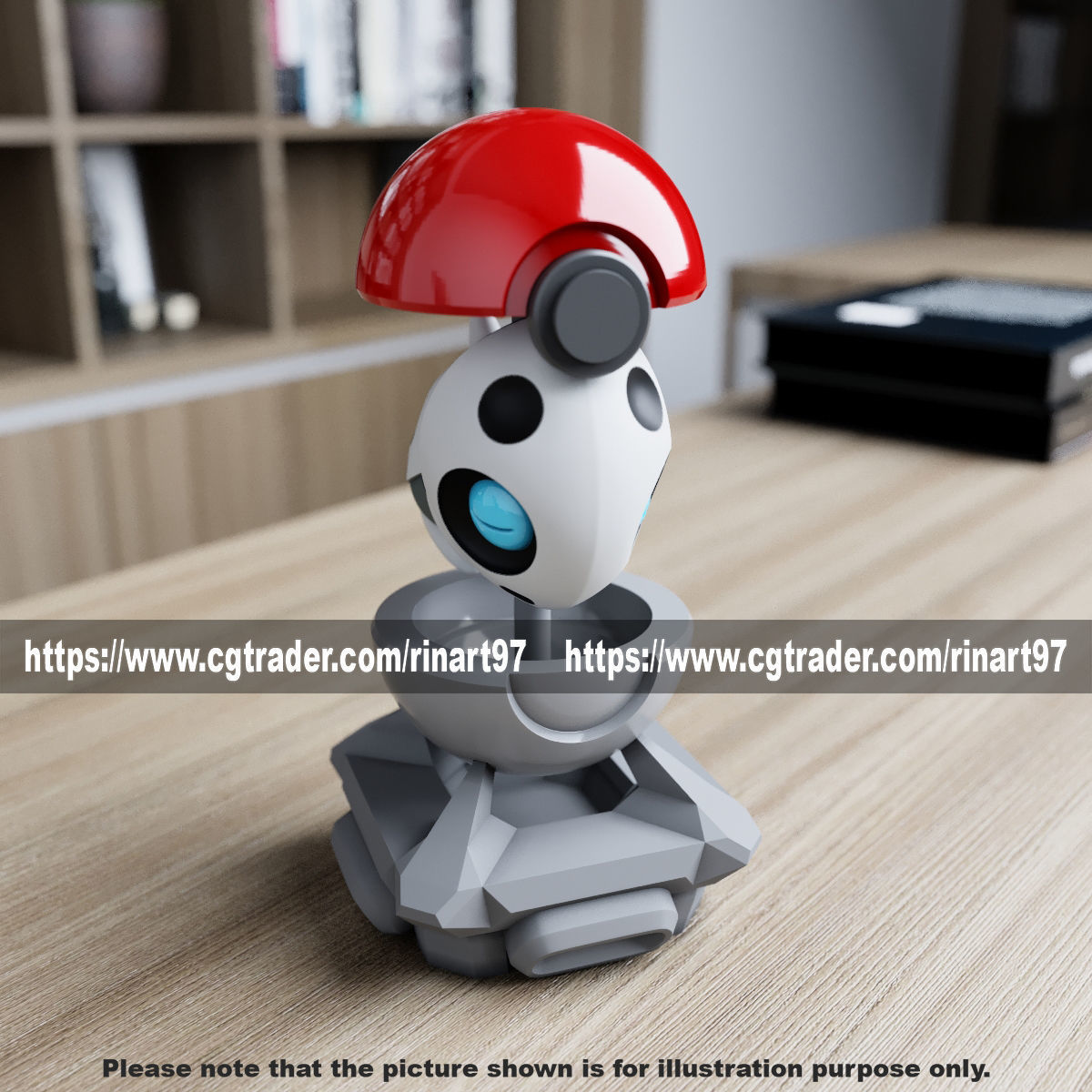 Aron in the pokeball from Pokemon 3D print model_10