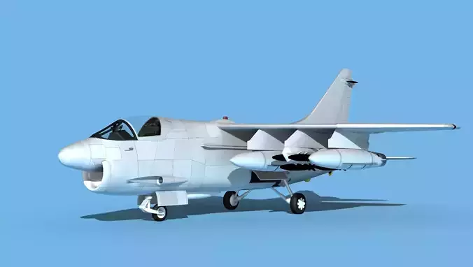 Chance Vought A-7E Corsair II V00 Bare Metal