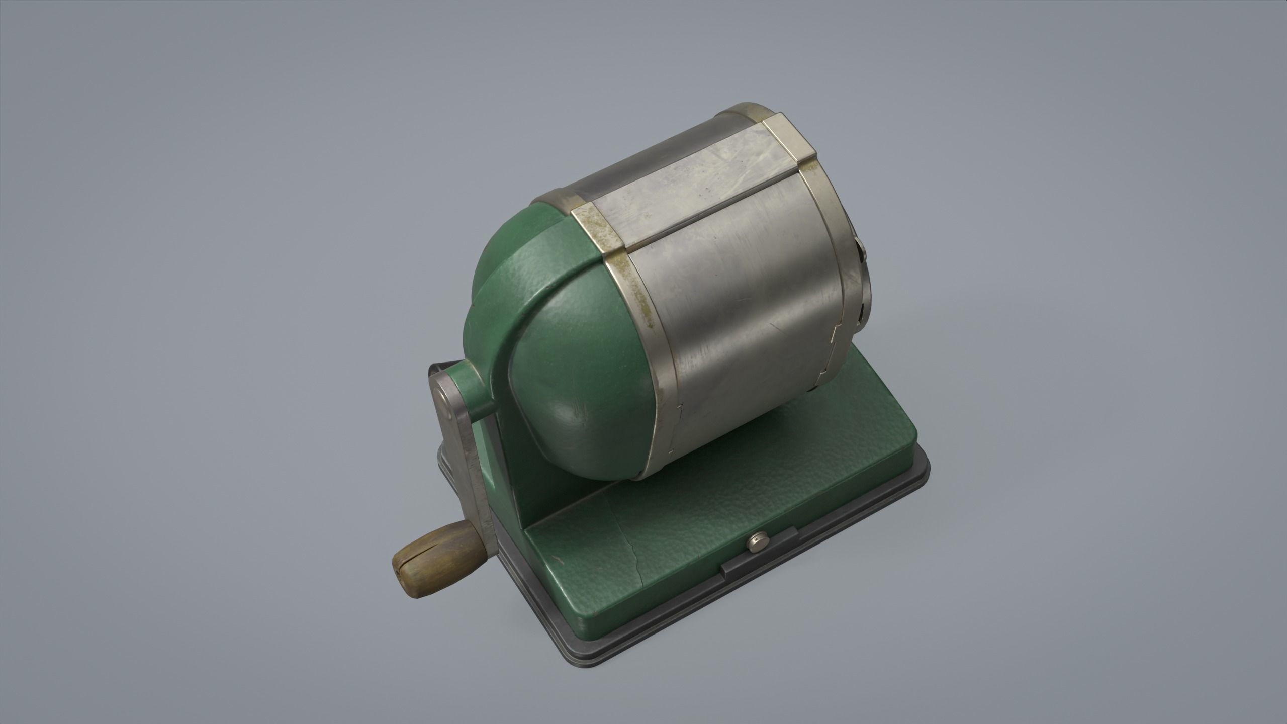 Vintage Pencil Sharpener  Low-poly 3D model_5