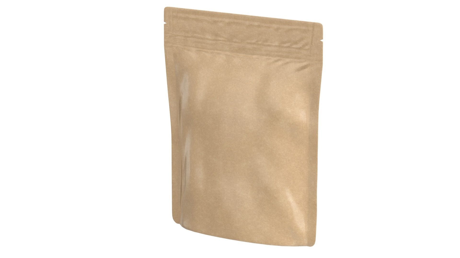 Paper pouch v6 PBR 3D model_2