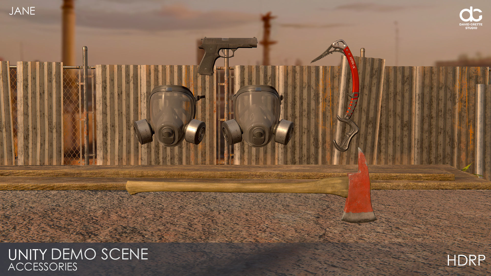 Adventure Character Jane from Pack 1 Low-poly 3D model_43