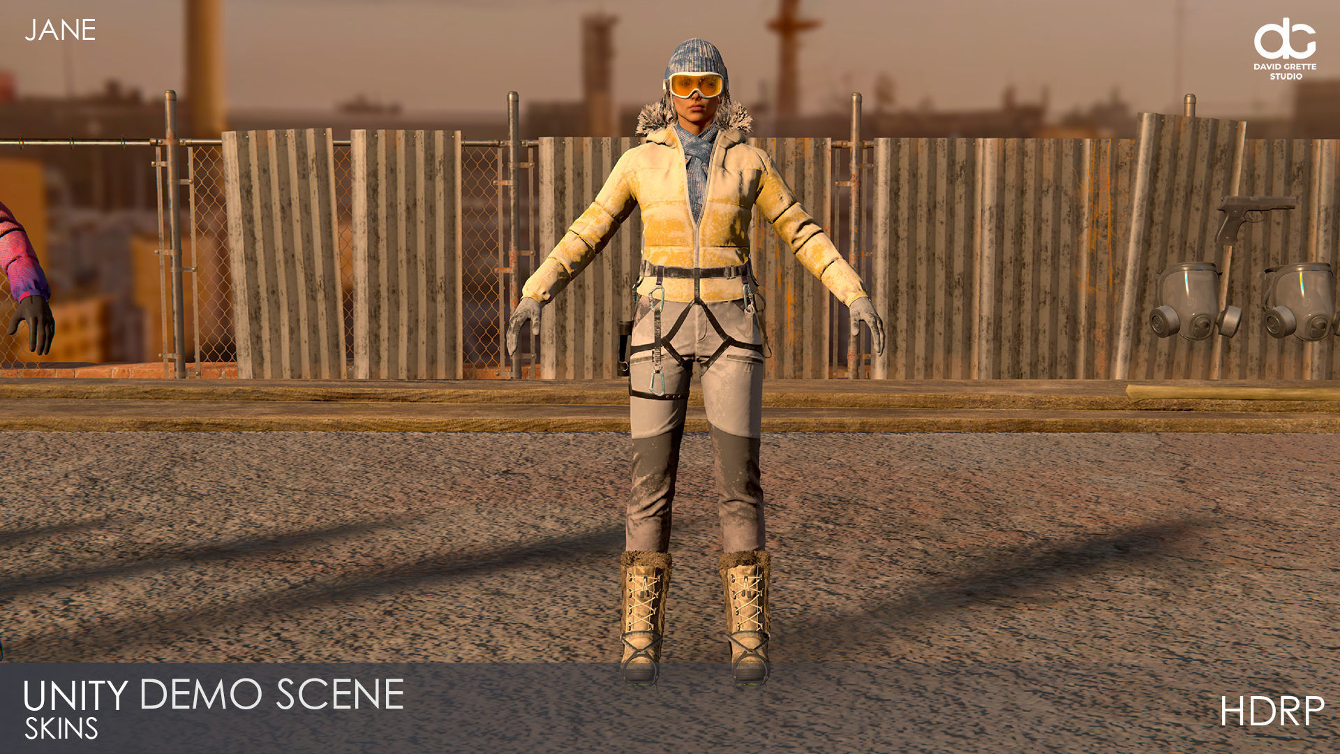 Adventure Character Jane from Pack 1 Low-poly 3D model_42