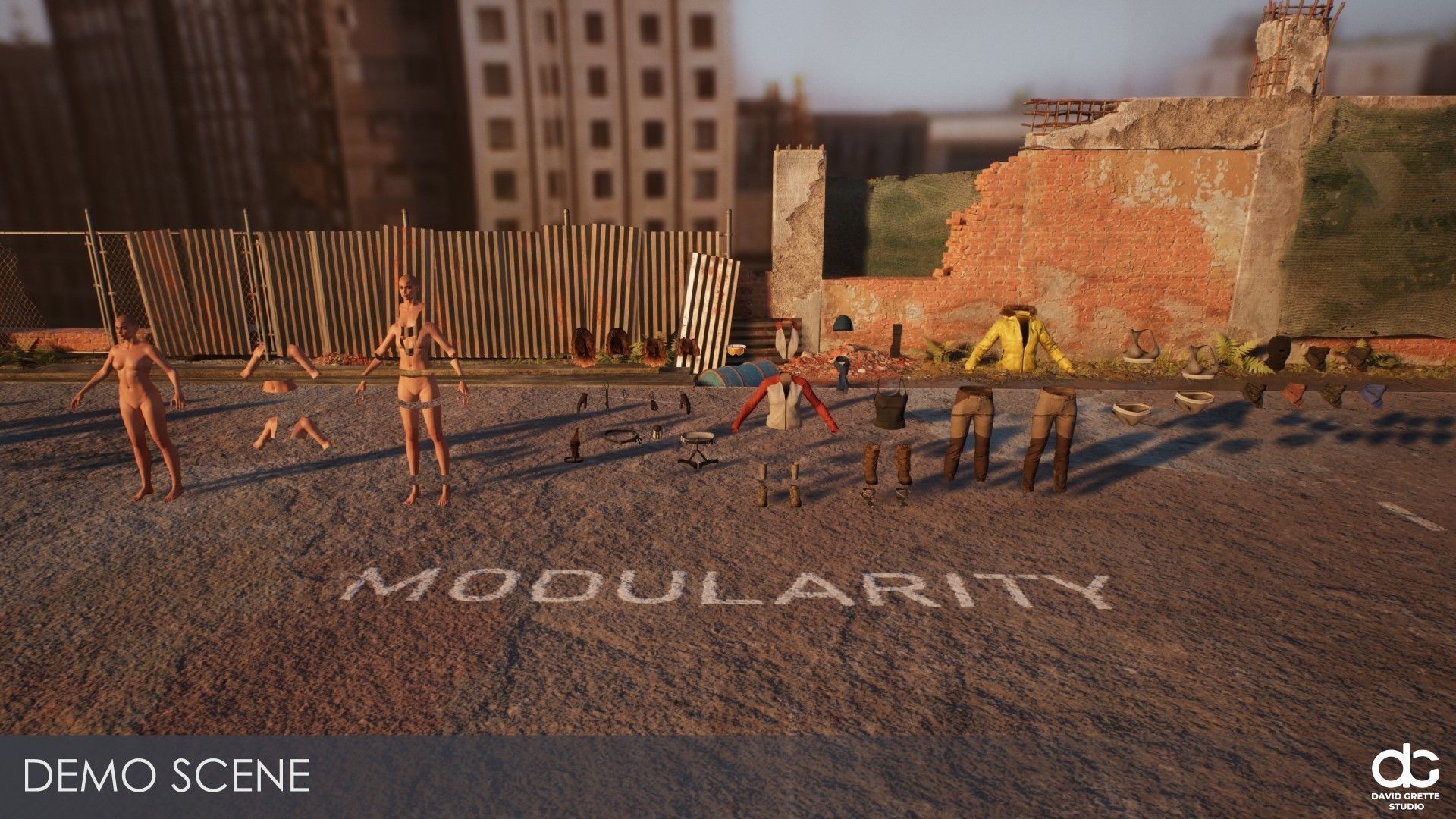 Adventure Character Jane from Pack 1 Low-poly 3D model_29