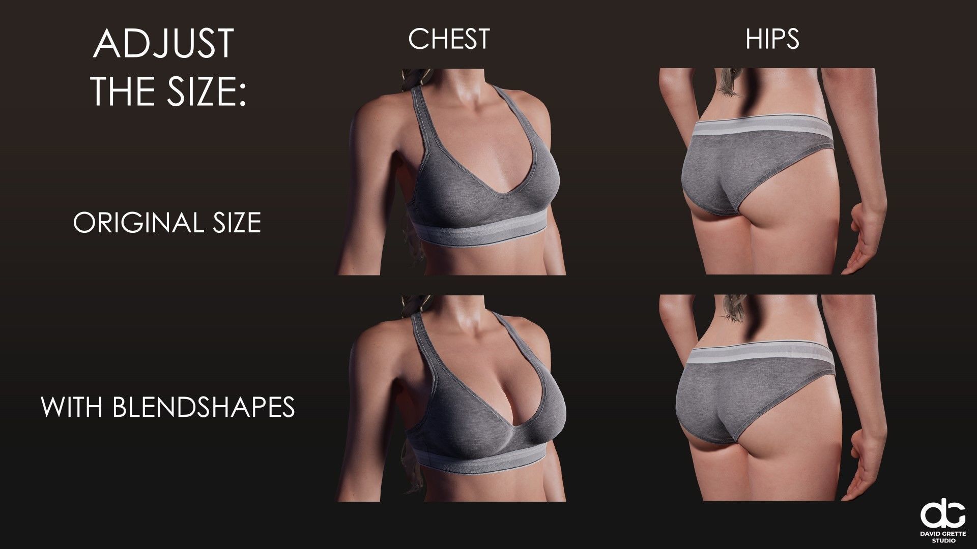 Adventure Character Jane from Pack 1 Low-poly 3D model_14