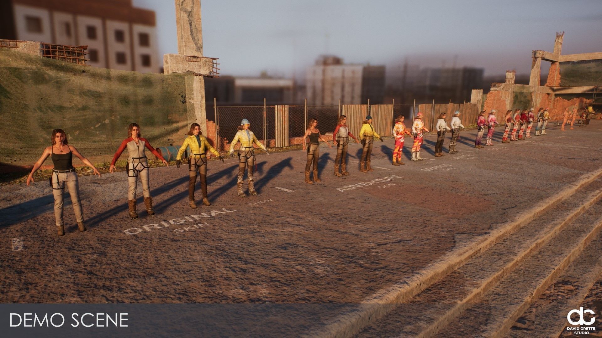 Adventure Character Jane from Pack 1 Low-poly 3D model_24