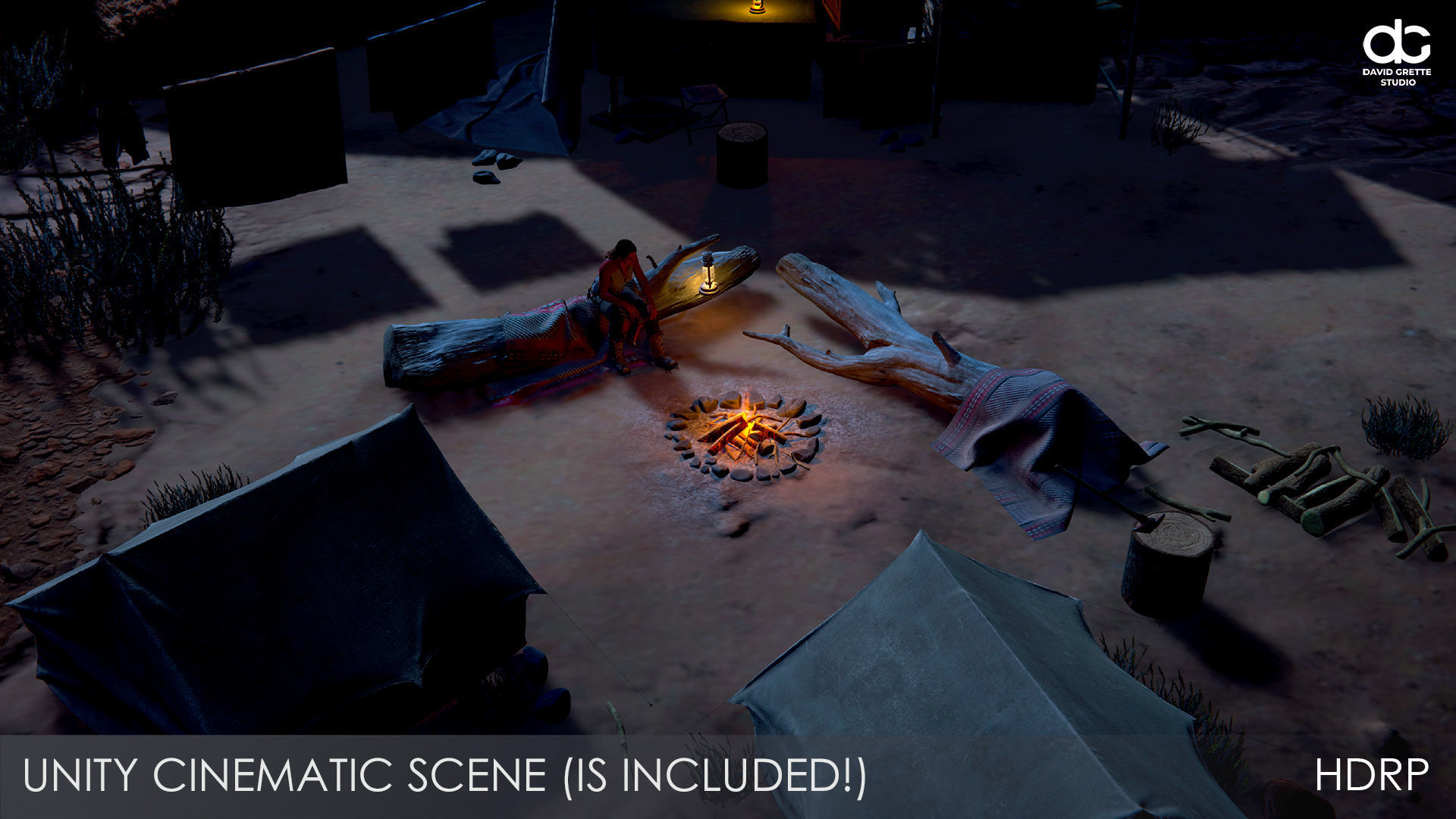 Adventure Character Jane from Pack 1 Low-poly 3D model_35