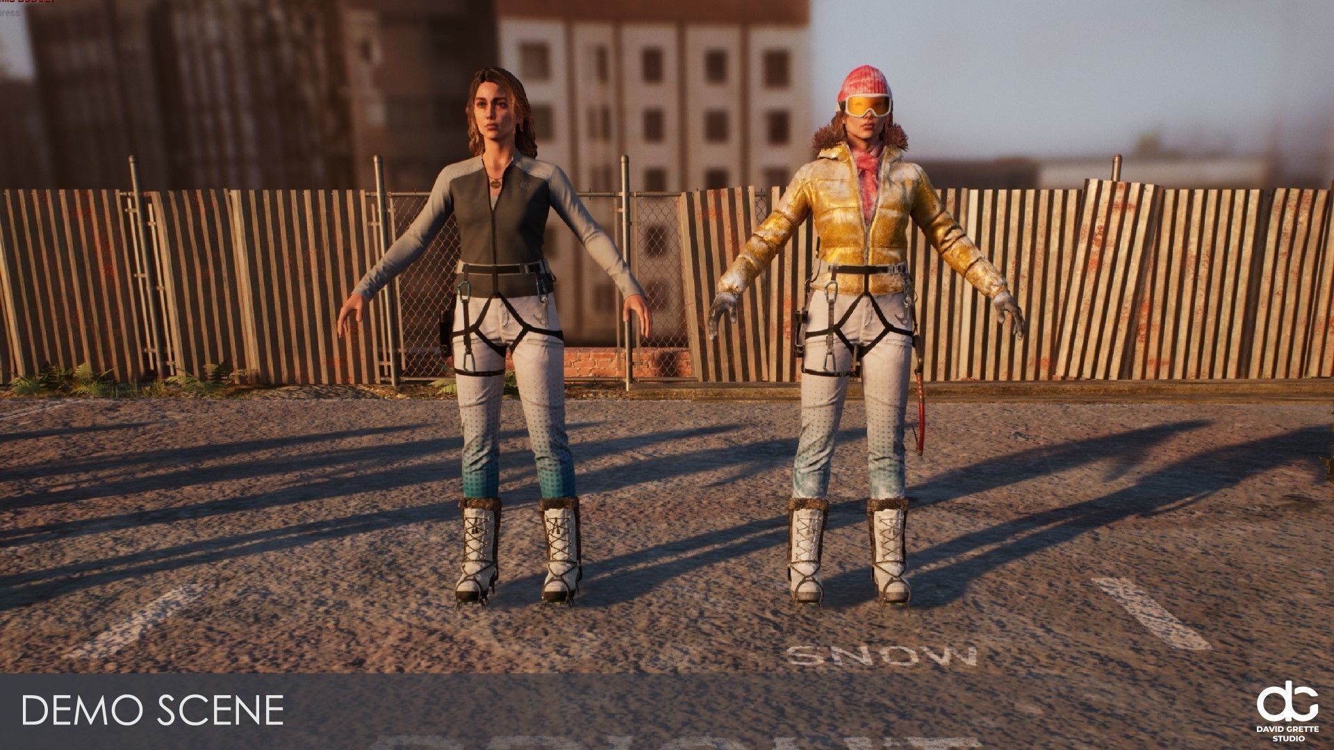 Adventure Character Jane from Pack 1 Low-poly 3D model_28