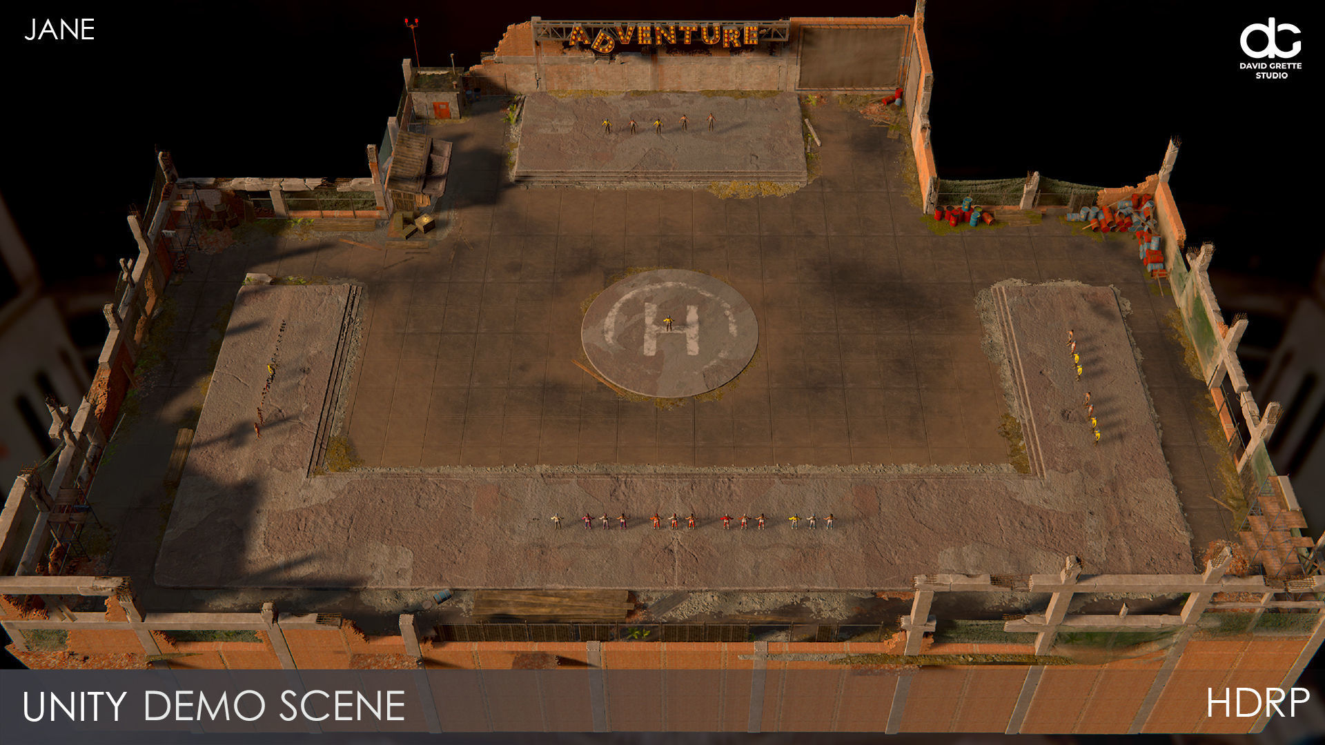 Adventure Character Jane from Pack 1 Low-poly 3D model_47