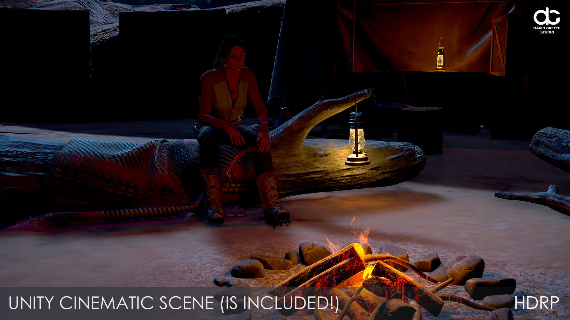 Adventure Character Jane from Pack 1 Low-poly 3D model_34