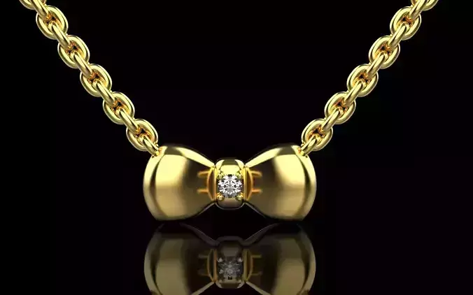 Bow pendant model 884