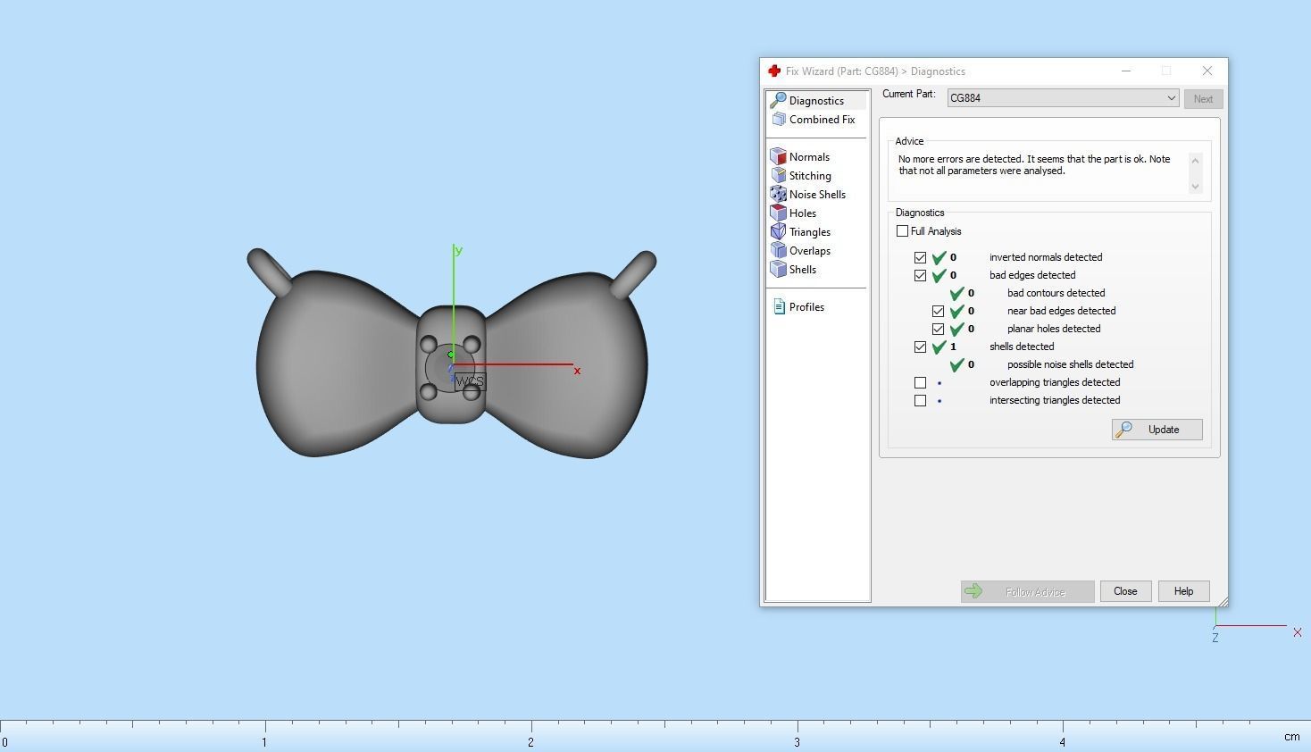 Bow pendant model 884 3D print model_5