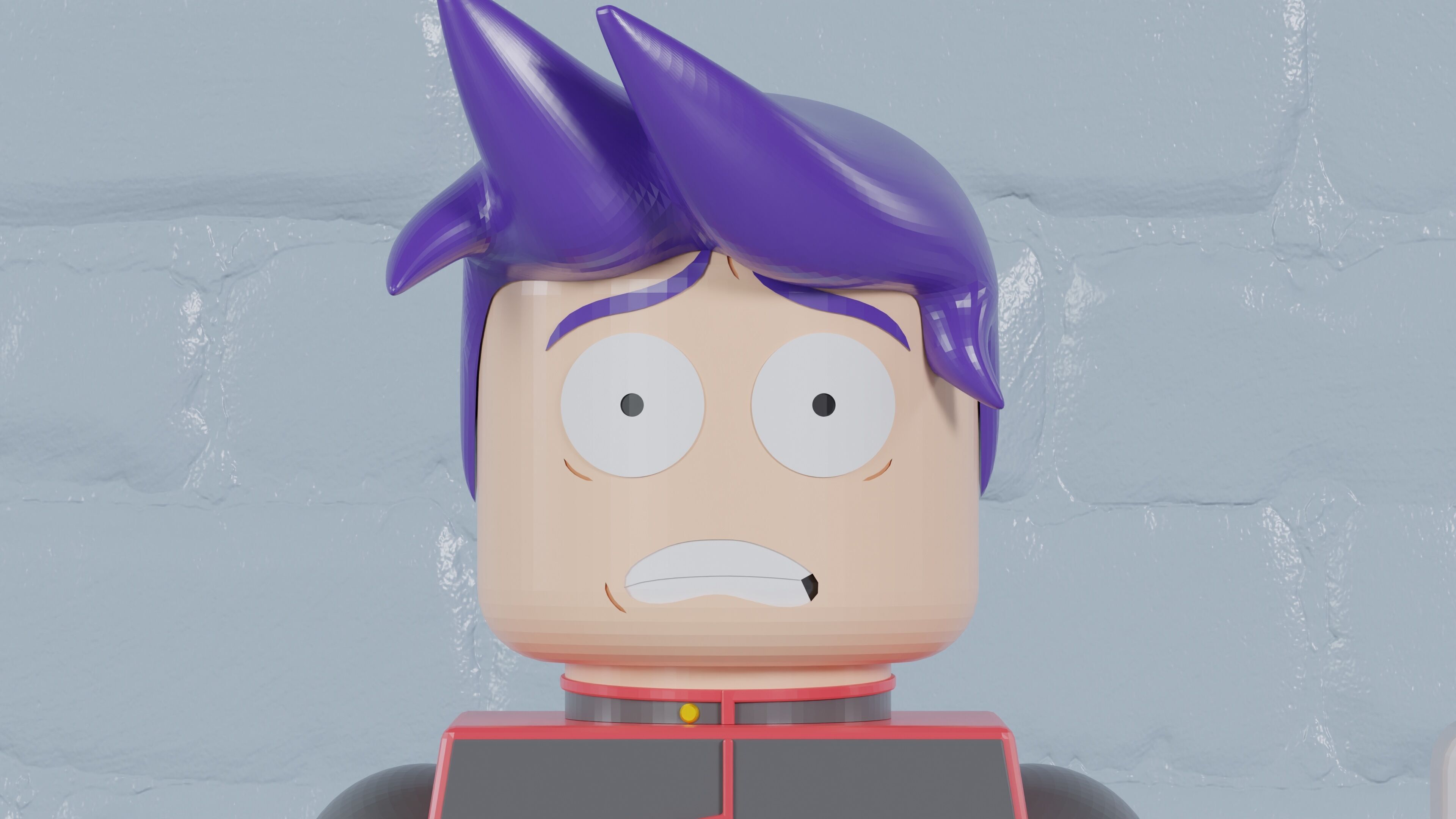 Bradward Boimler Lego Maxifig - Fully Articulated 3D print model_4