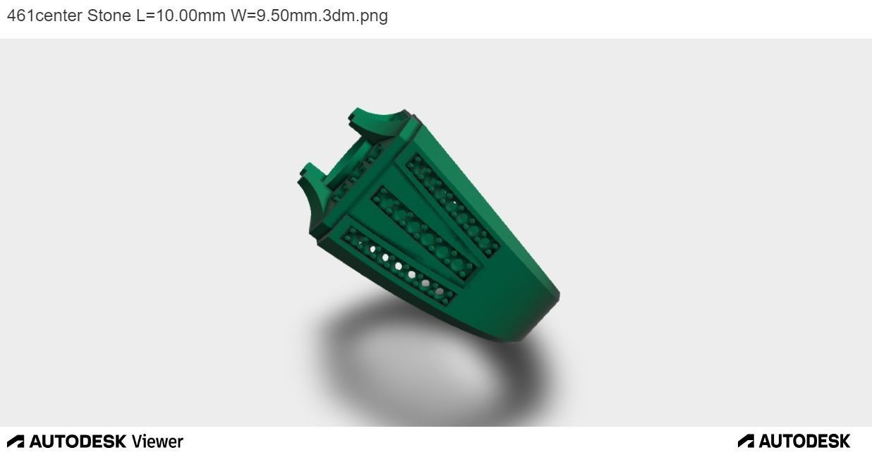 Men Ring with a Round Cut Center Stone 3D print model_3