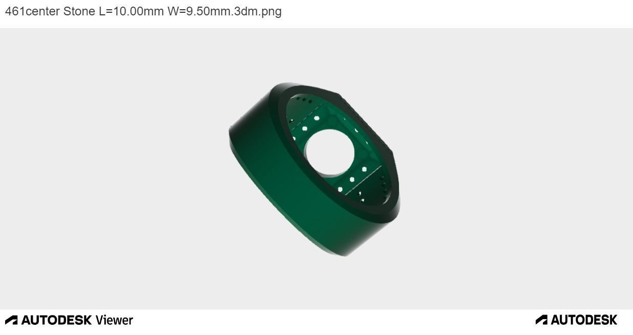 Men Ring with a Round Cut Center Stone 3D print model_4