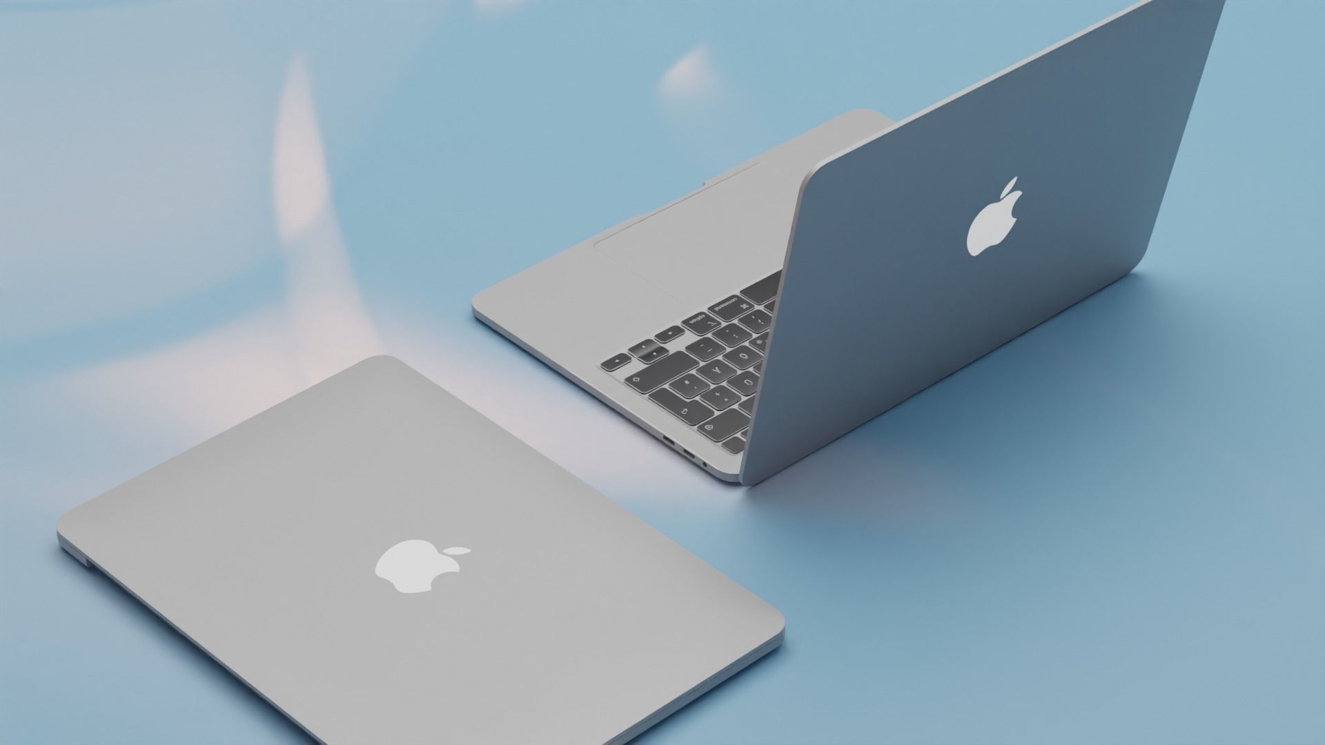 Apple Macbook Pro  Low-poly 3D model_3