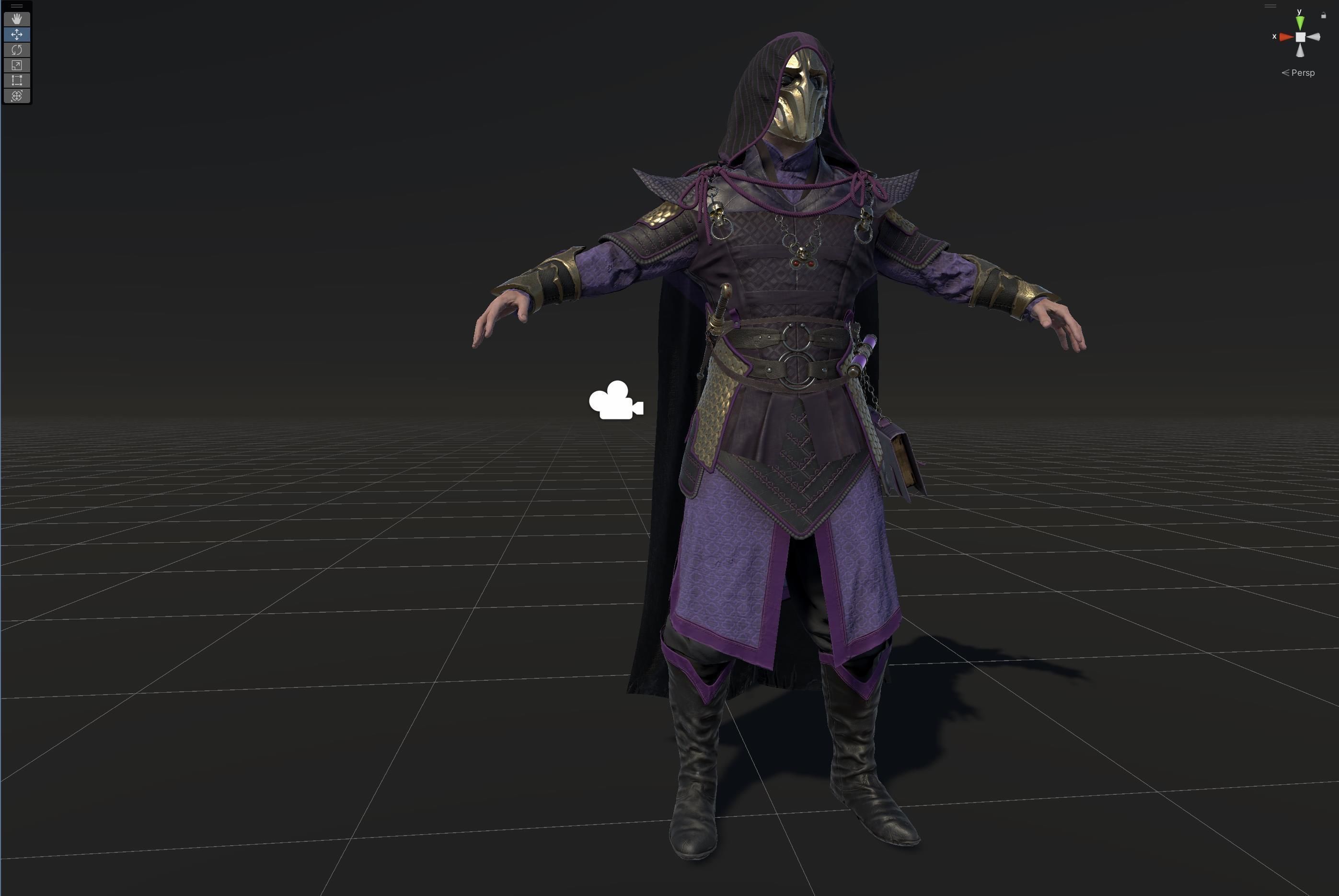 Dark Magican Low-poly 3D model_44