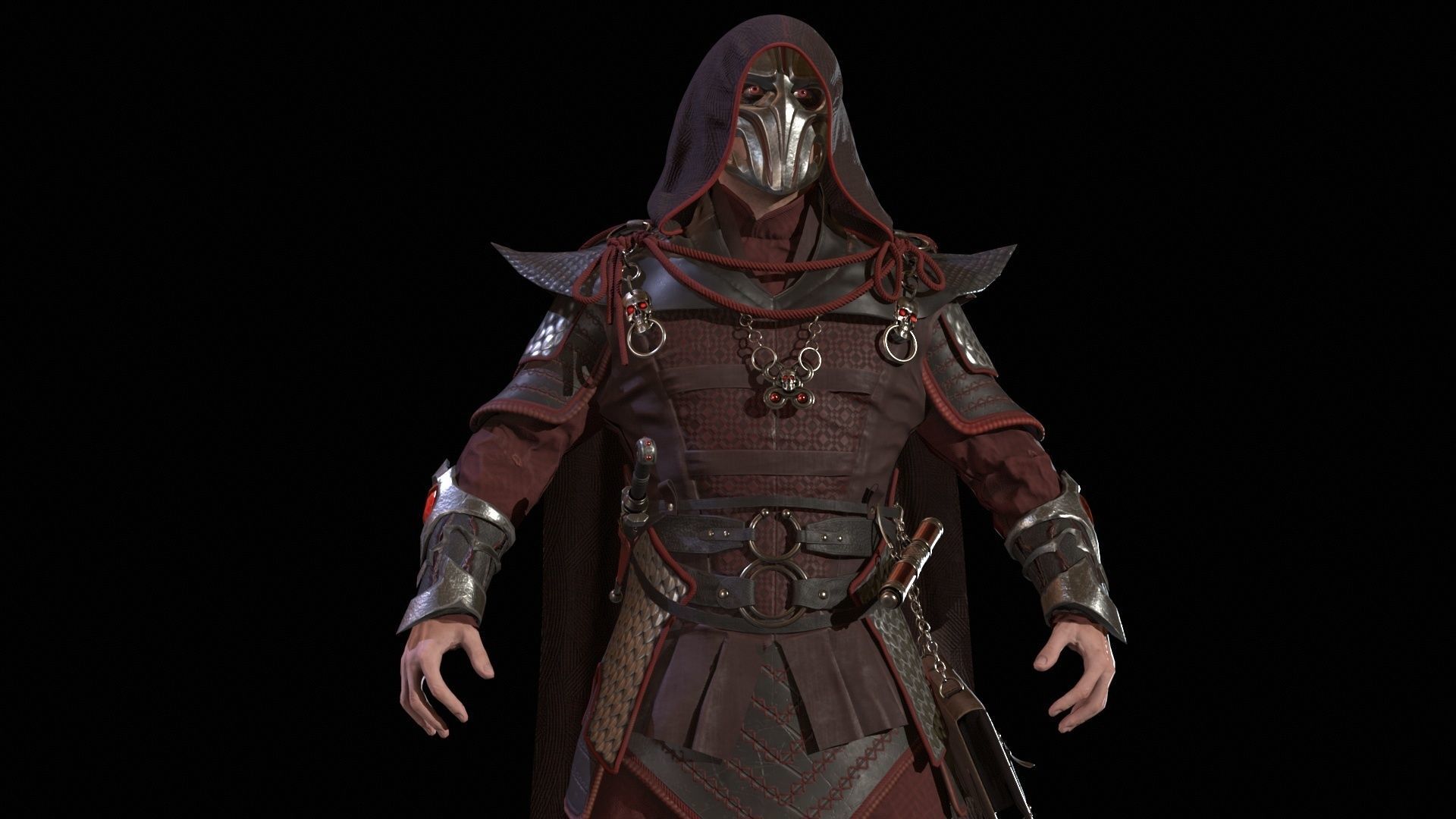 Dark Magican Low-poly 3D model_28