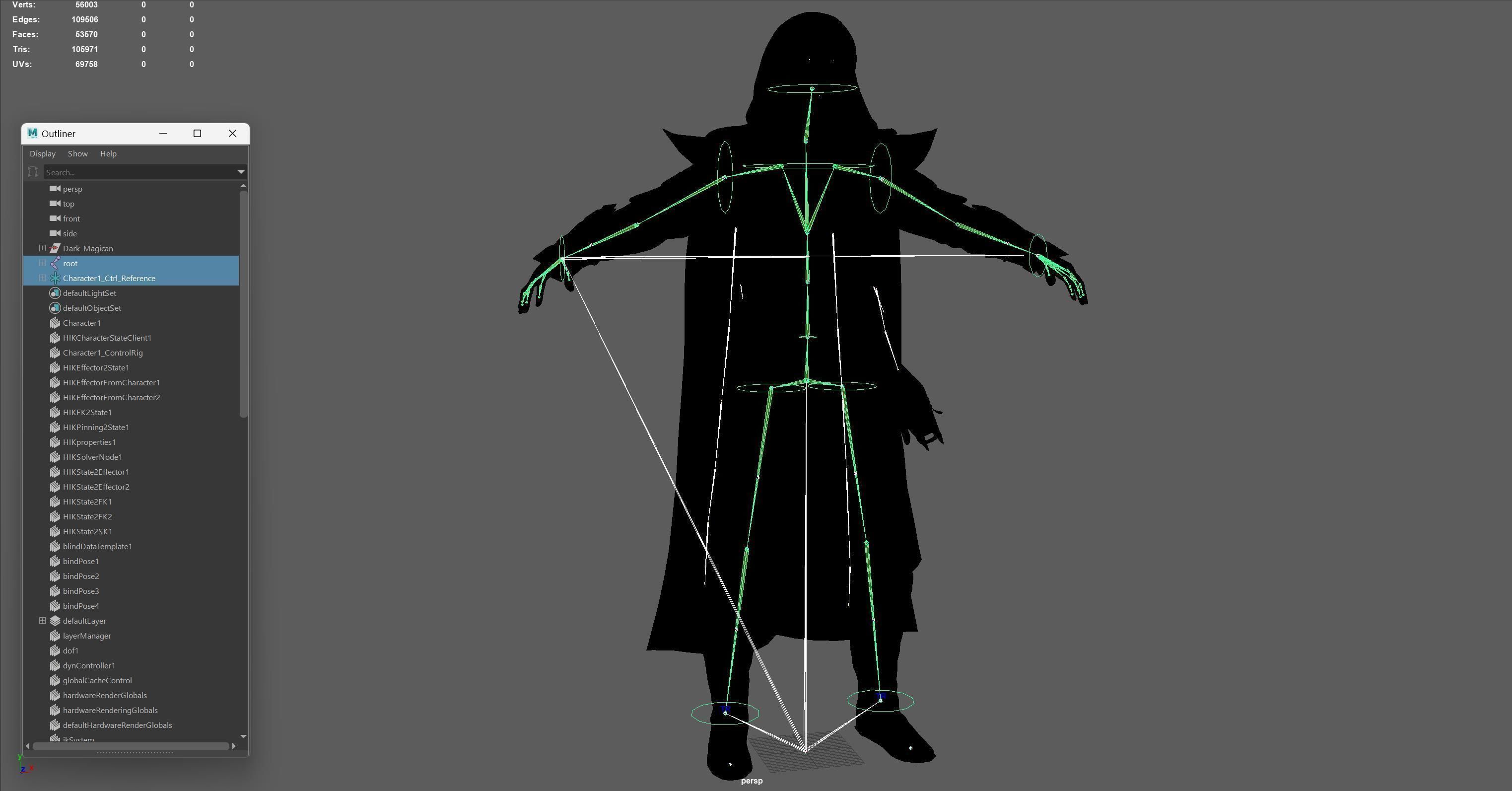 Dark Magican Low-poly 3D model_34