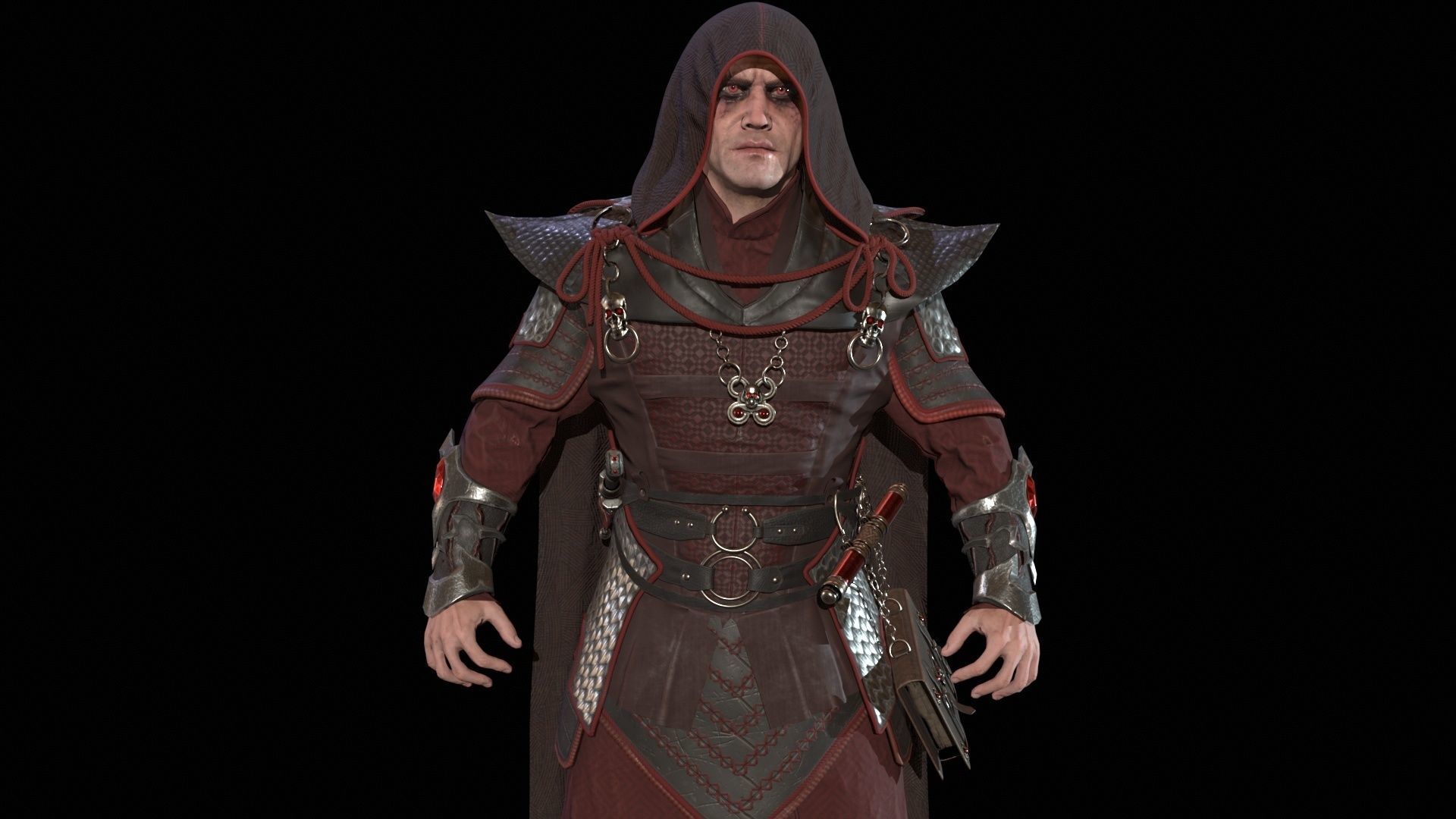 Dark Magican Low-poly 3D model_24