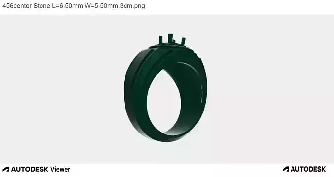 Men Ring with a Round Cut Center Stone