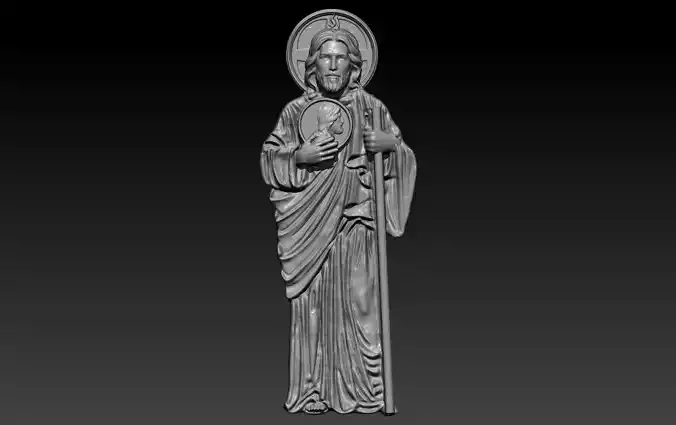 Saint Jude Thaddeus Pendant Necklace Charm Bracelet Jewelry 