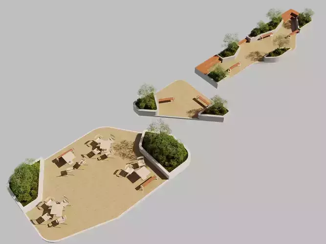 outdoor street plaza