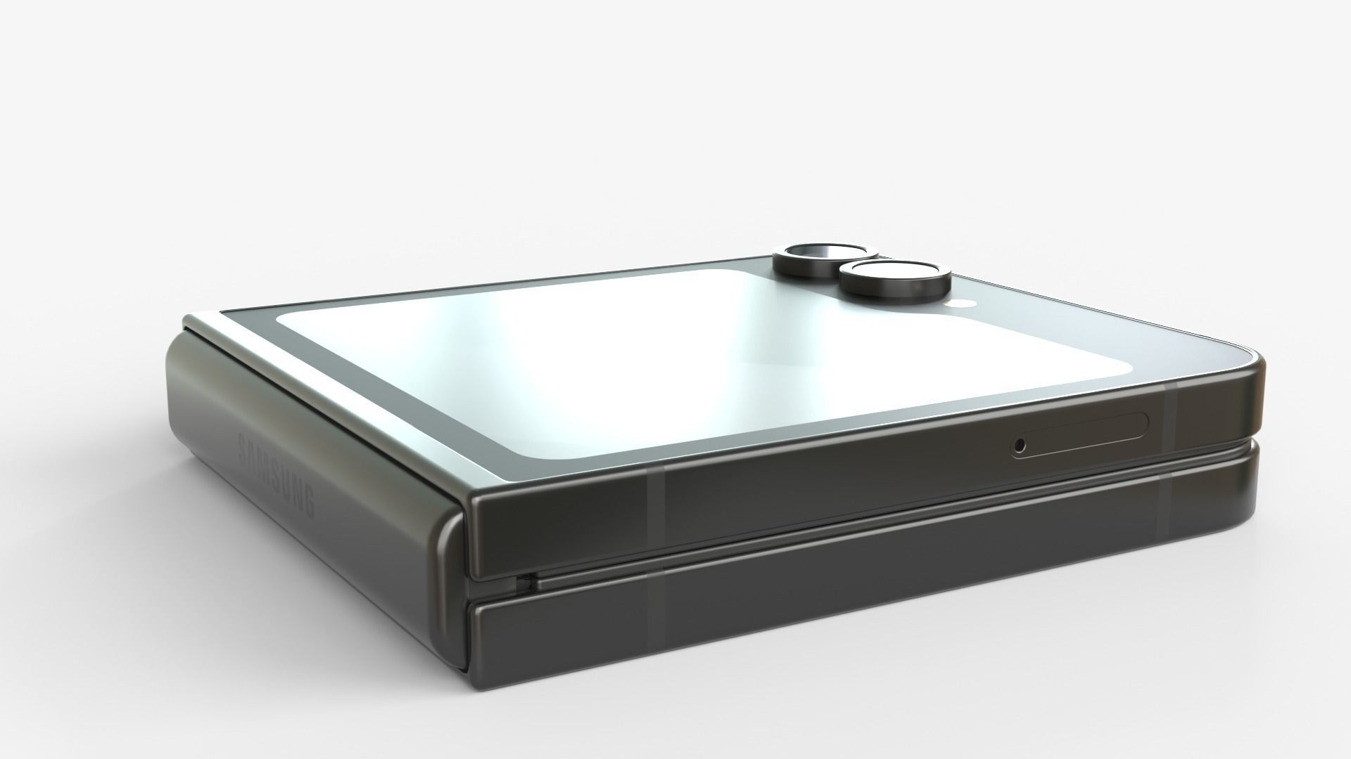 Samsung Galaxy Z Flip 6 Black 3D model_5