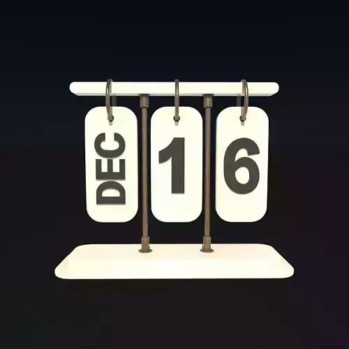 Desk Calendar model 3D model