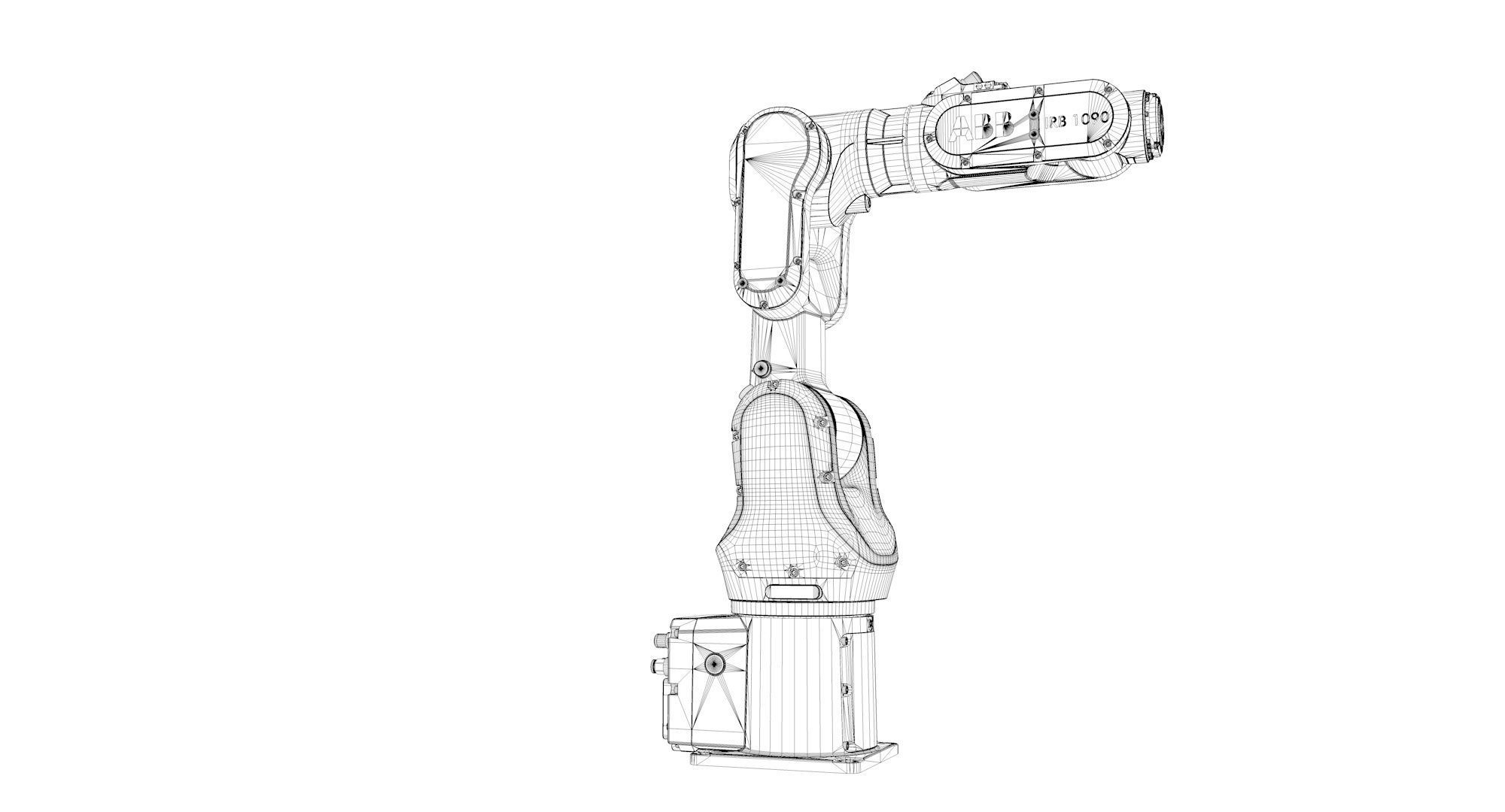 Robotic Arm ABB irb 1090 3D model_45