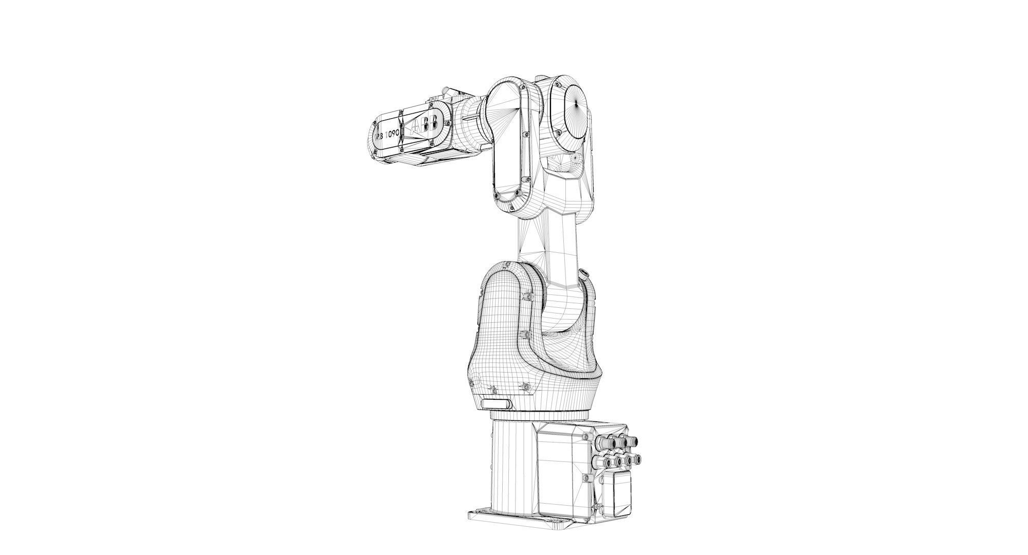 Robotic Arm ABB irb 1090 3D model_46