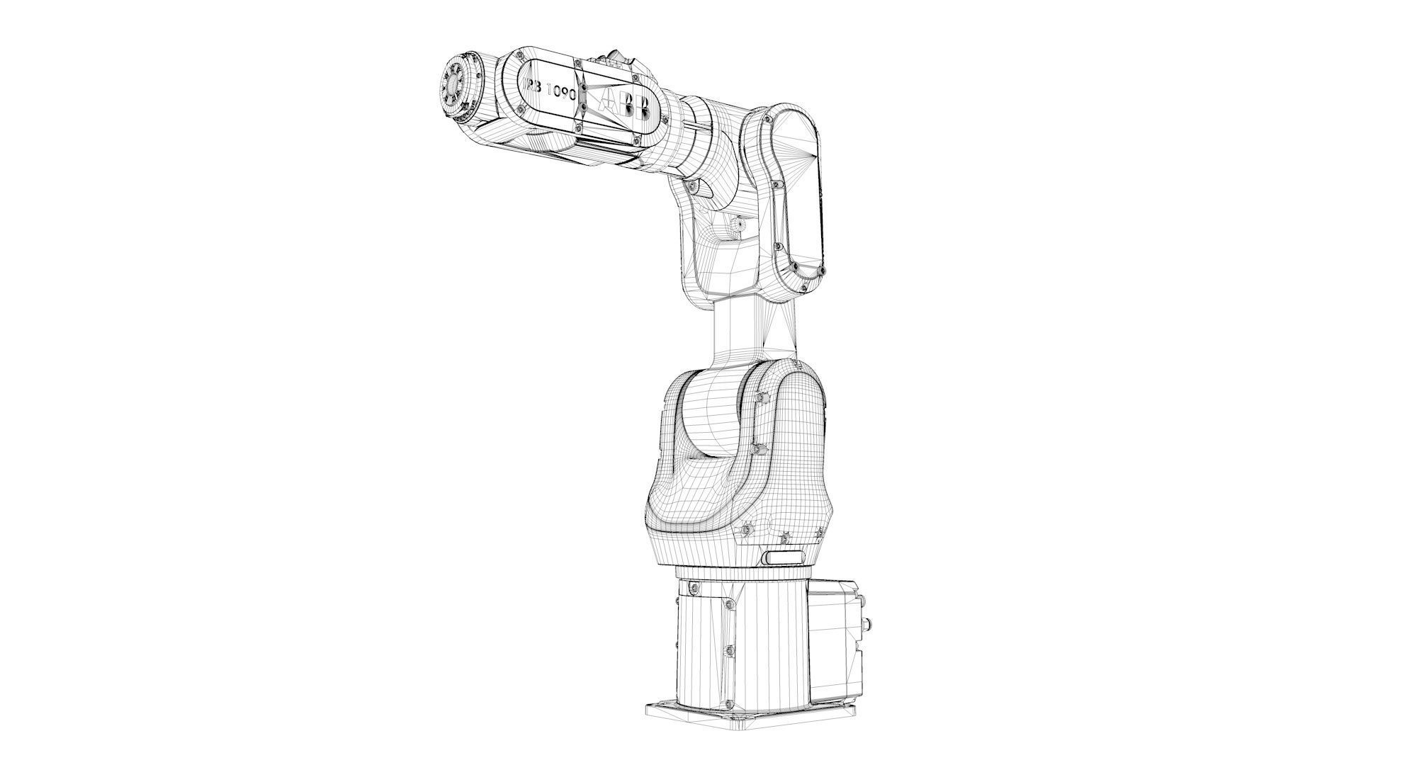 Robotic Arm ABB irb 1090 3D model_44