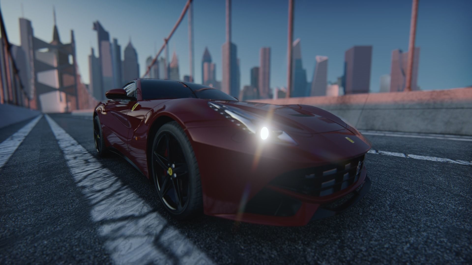 Ferrari F12 Berlinetta 2017 3d model 3D model_8