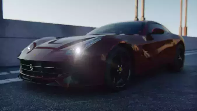 Ferrari F12 Berlinetta 2017 3d model 3D model