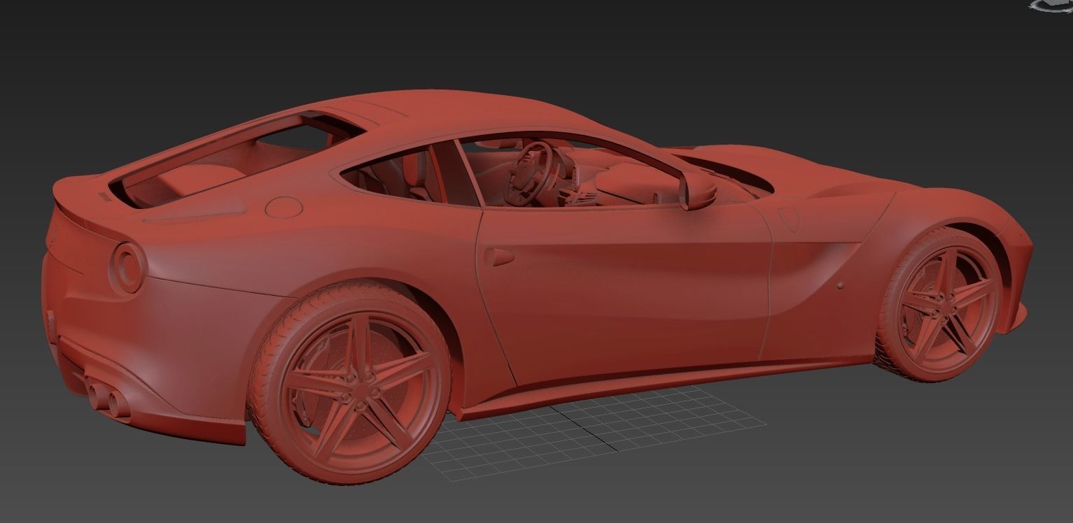 Ferrari F12 Berlinetta 2017 3d model 3D model_6