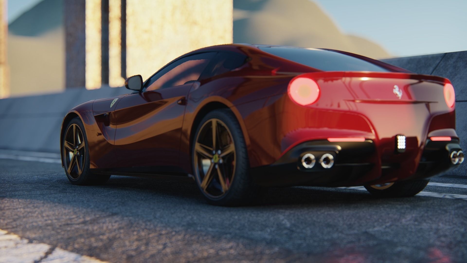 Ferrari F12 Berlinetta 2017 3d model 3D model_2