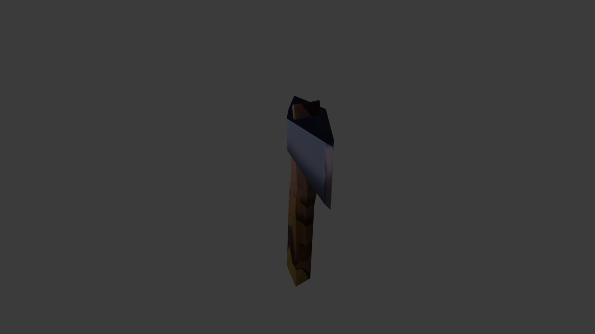 Hatchet Free low-poly 3D model_3